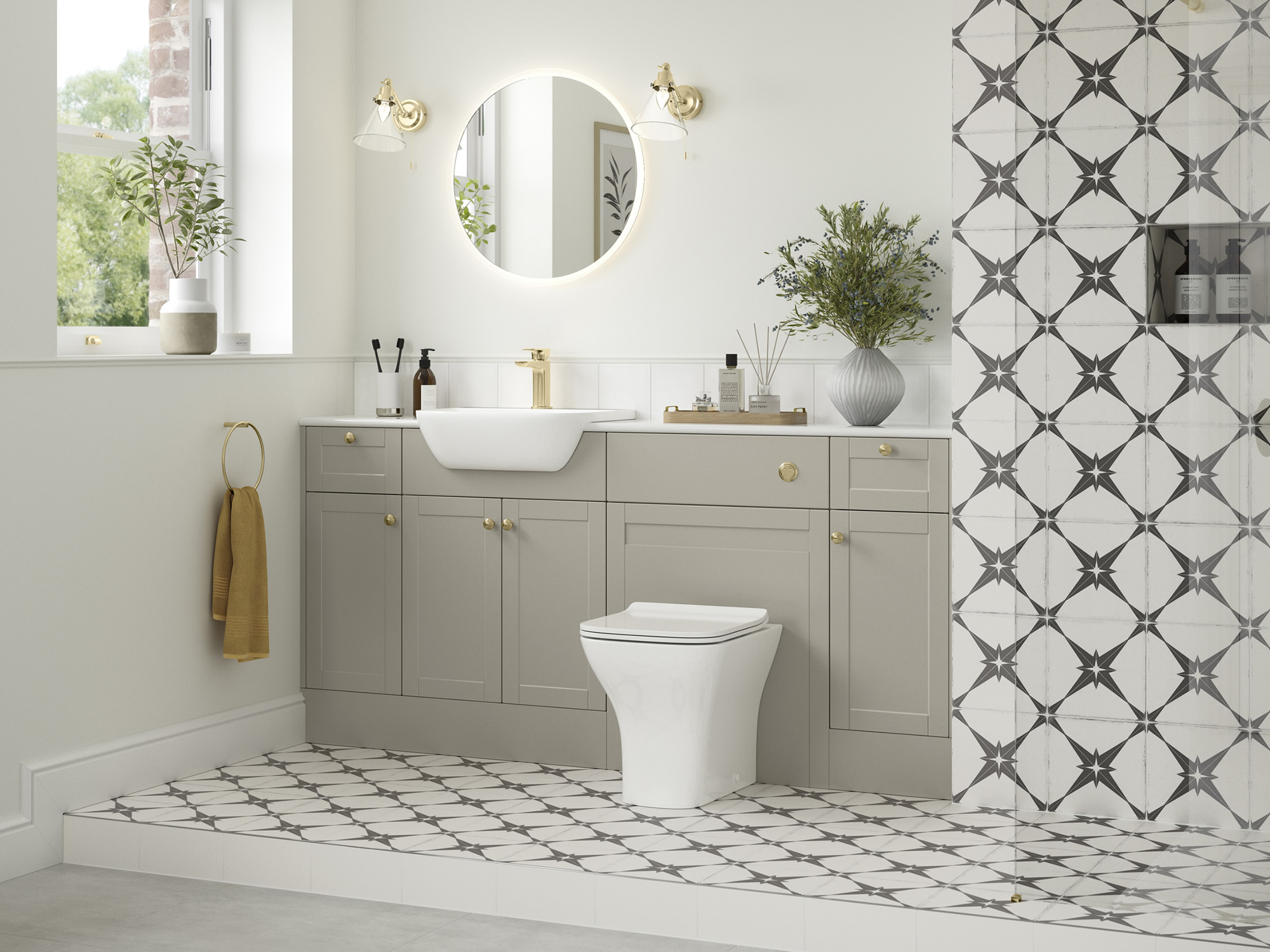 Benita Latte Bathroom