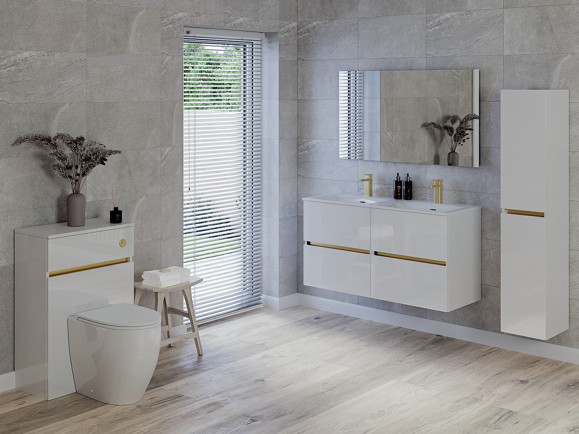 Design Bello White Bathroom