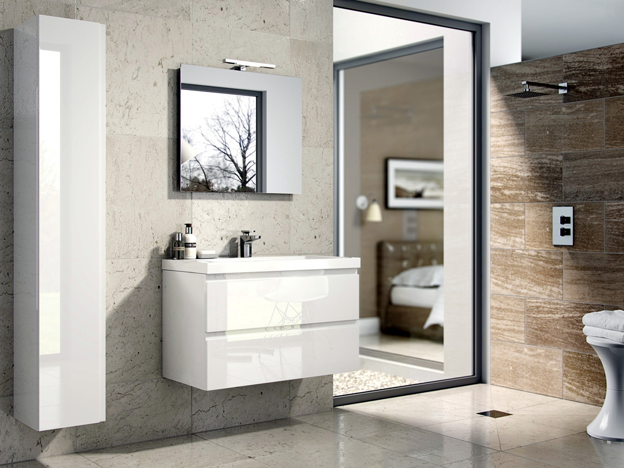 Design Metro Reed Green Bathroom