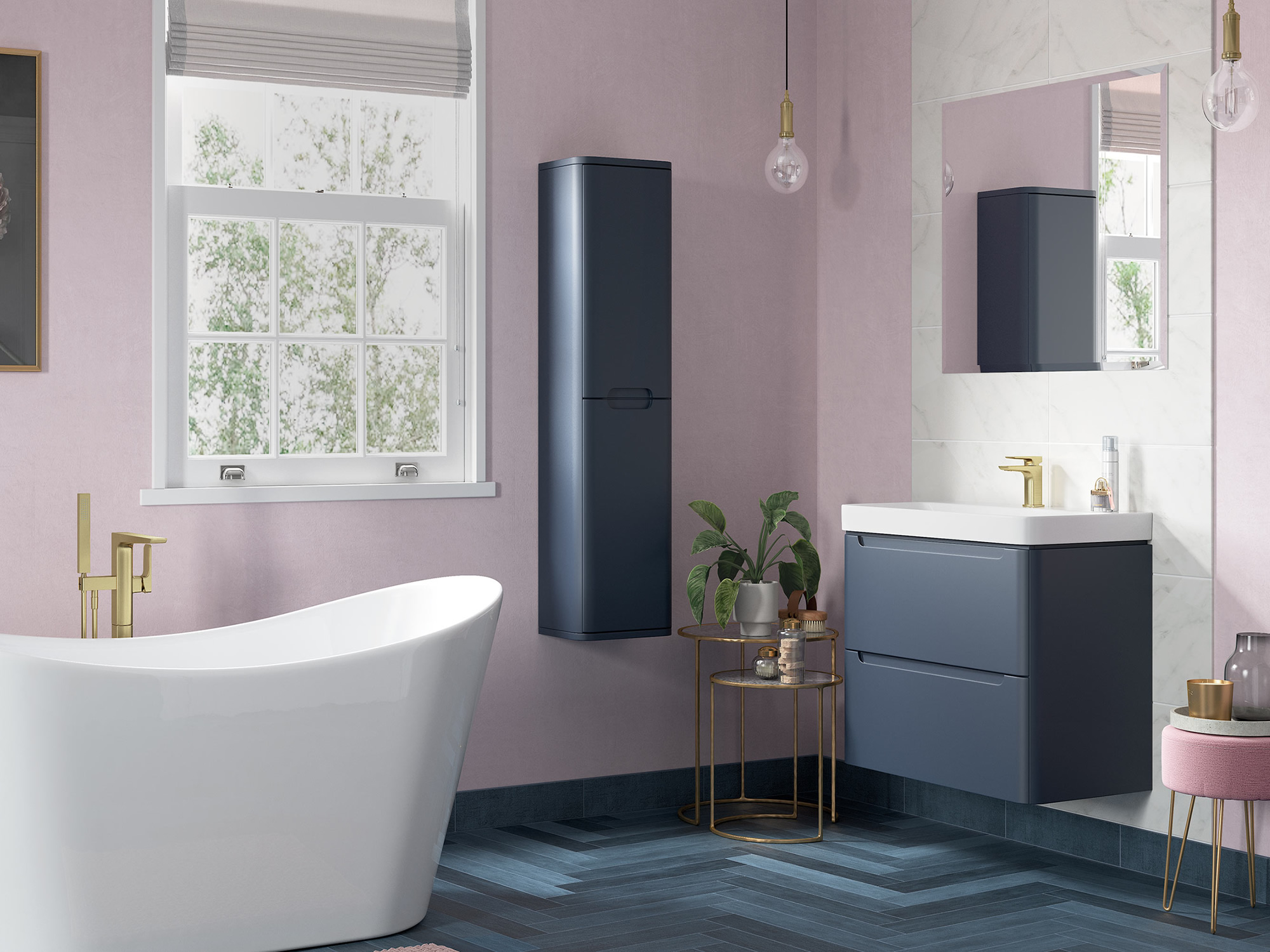Lambra Indigo Bathroom