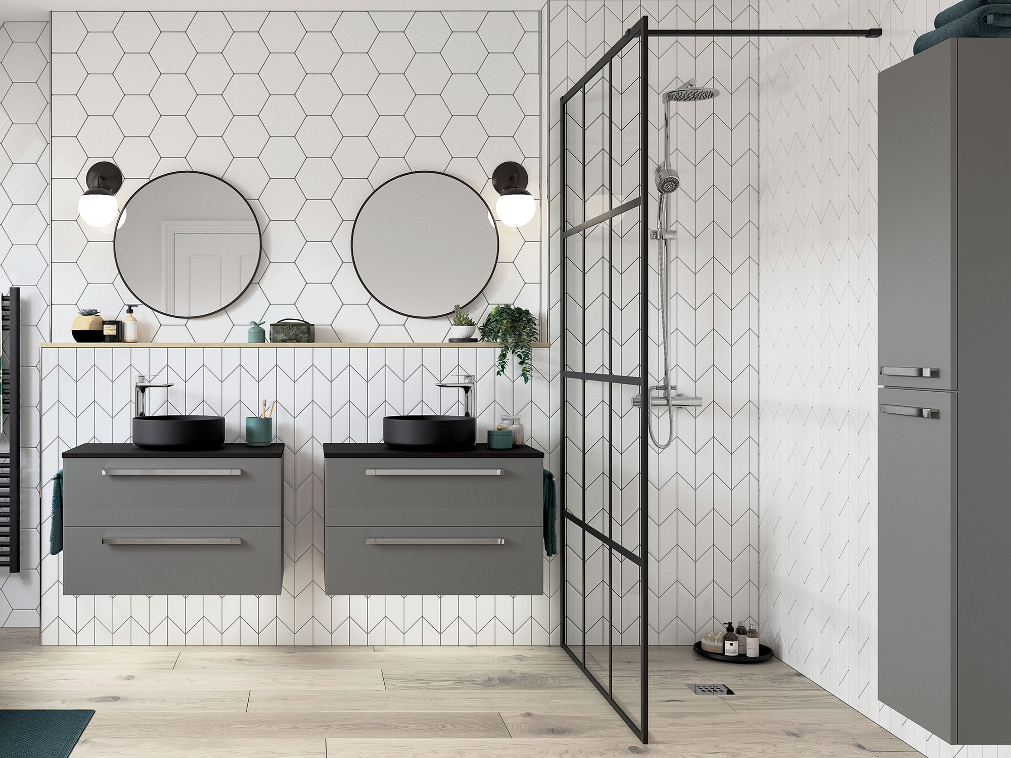 Morina Urban Grey Bathroom