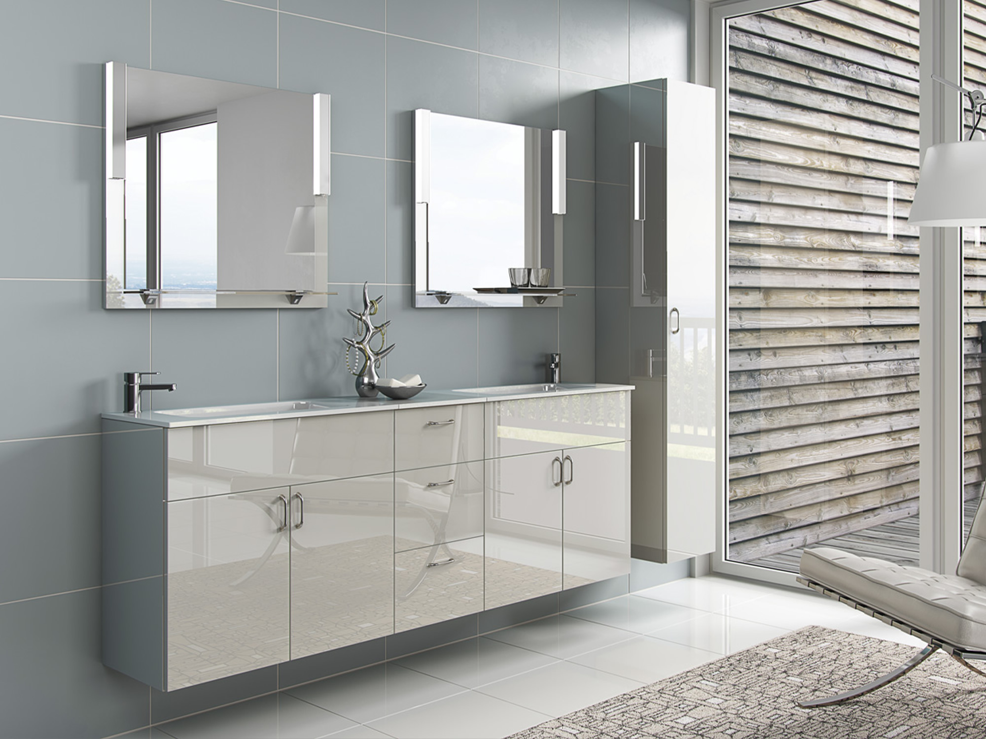 Space Image Grey Mist Bathroom