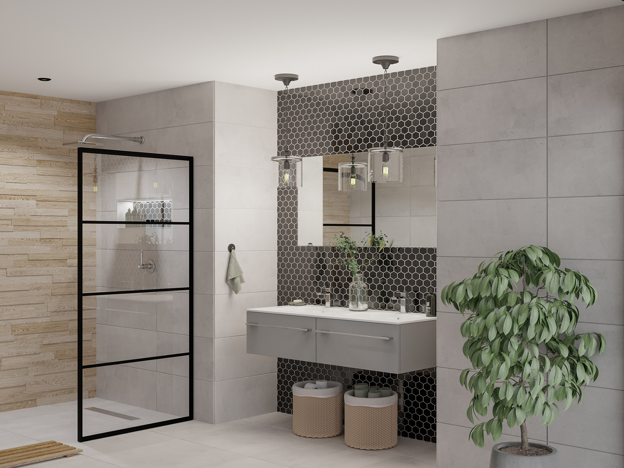 Design Metro Grey Mist Bathroom