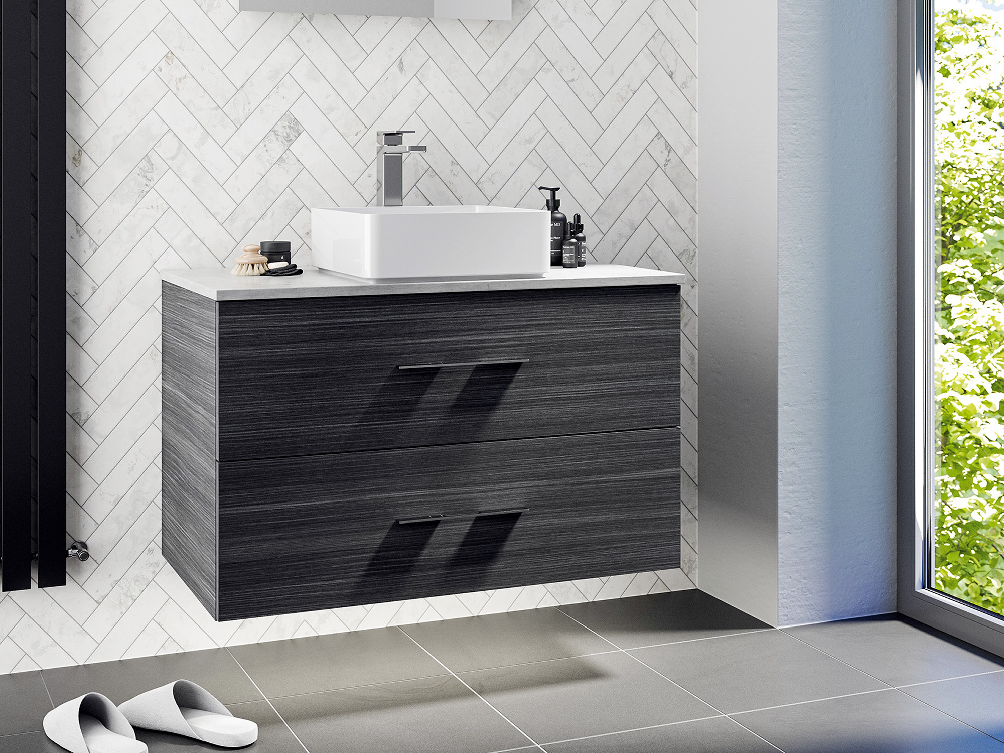 Design Tempo Anthracite Bathroom