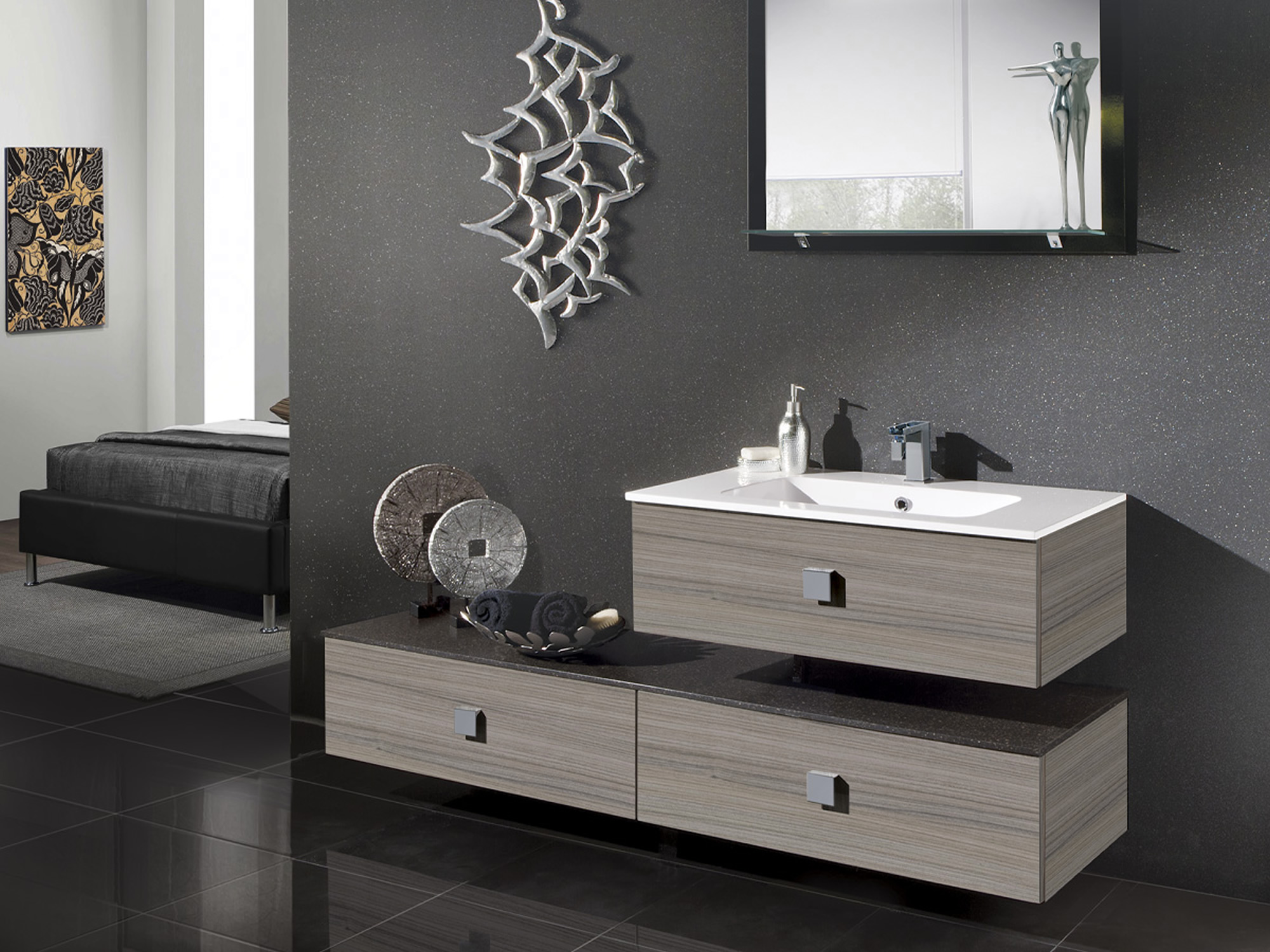 Design Tempo Driftwood Bathroom
