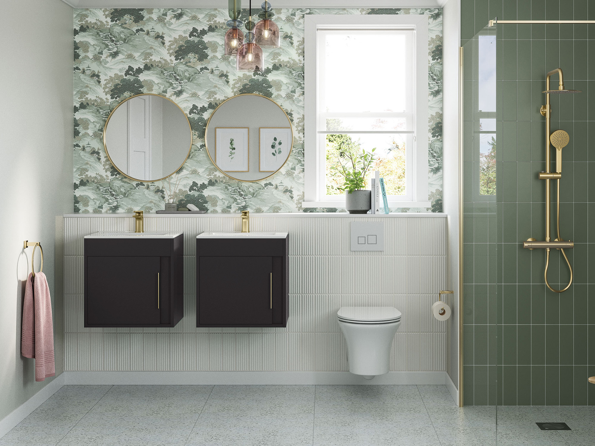 Elements Graphite Grey Bathroom