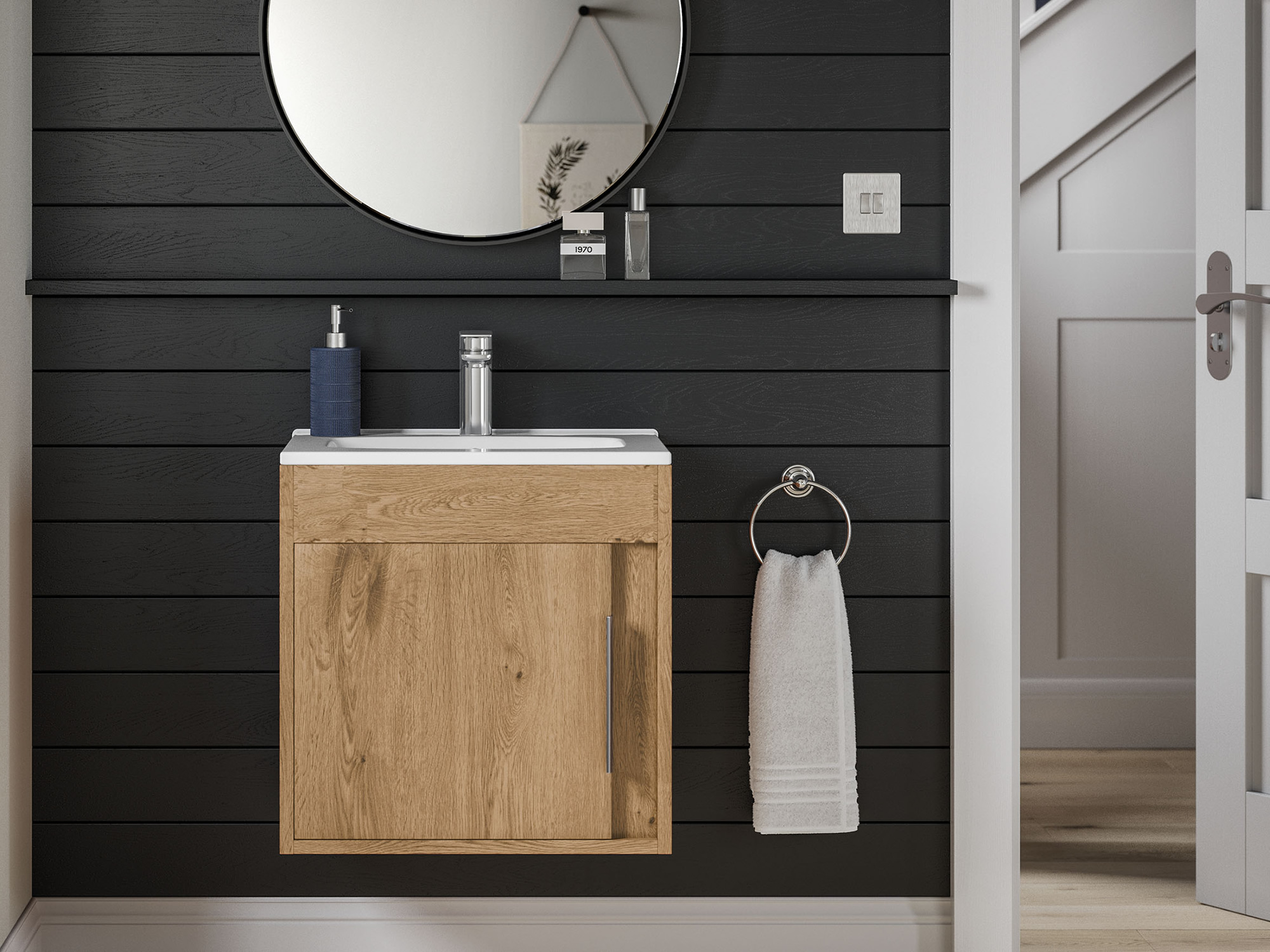 Elements Seville Oak Bathroom