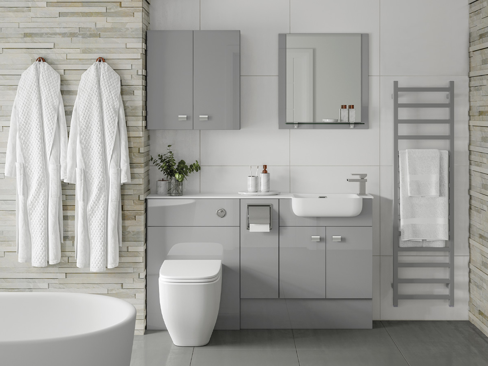 Space Image Grey Mist Bathroom