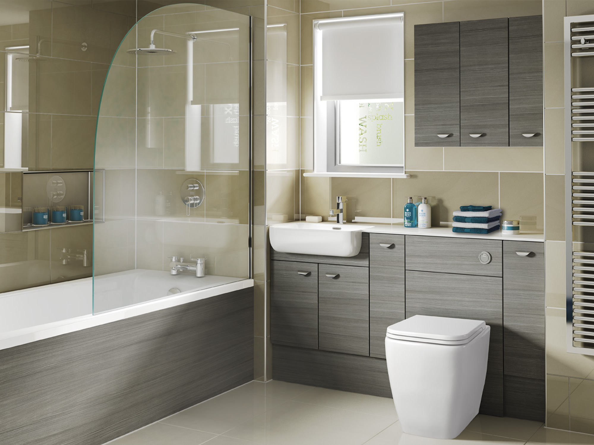 Space Tempo Anthracite Bathroom