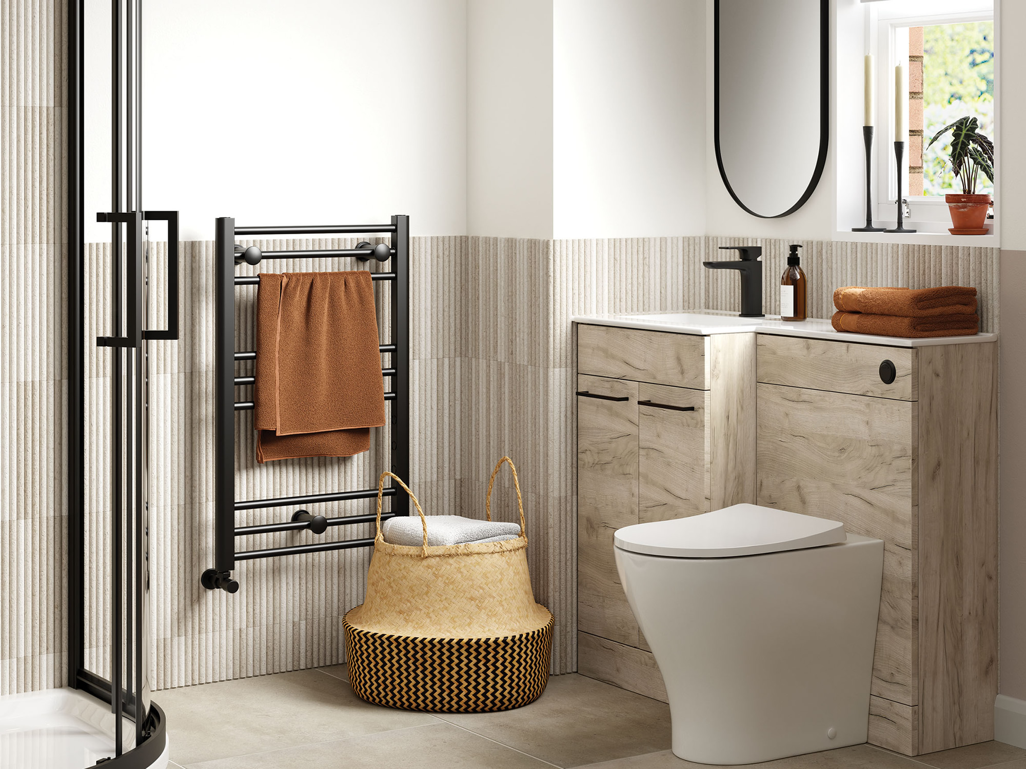 Venosa Oak Bathroom