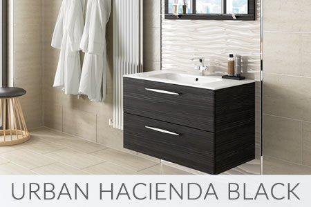 Urban Hacienda Black Bathrooms