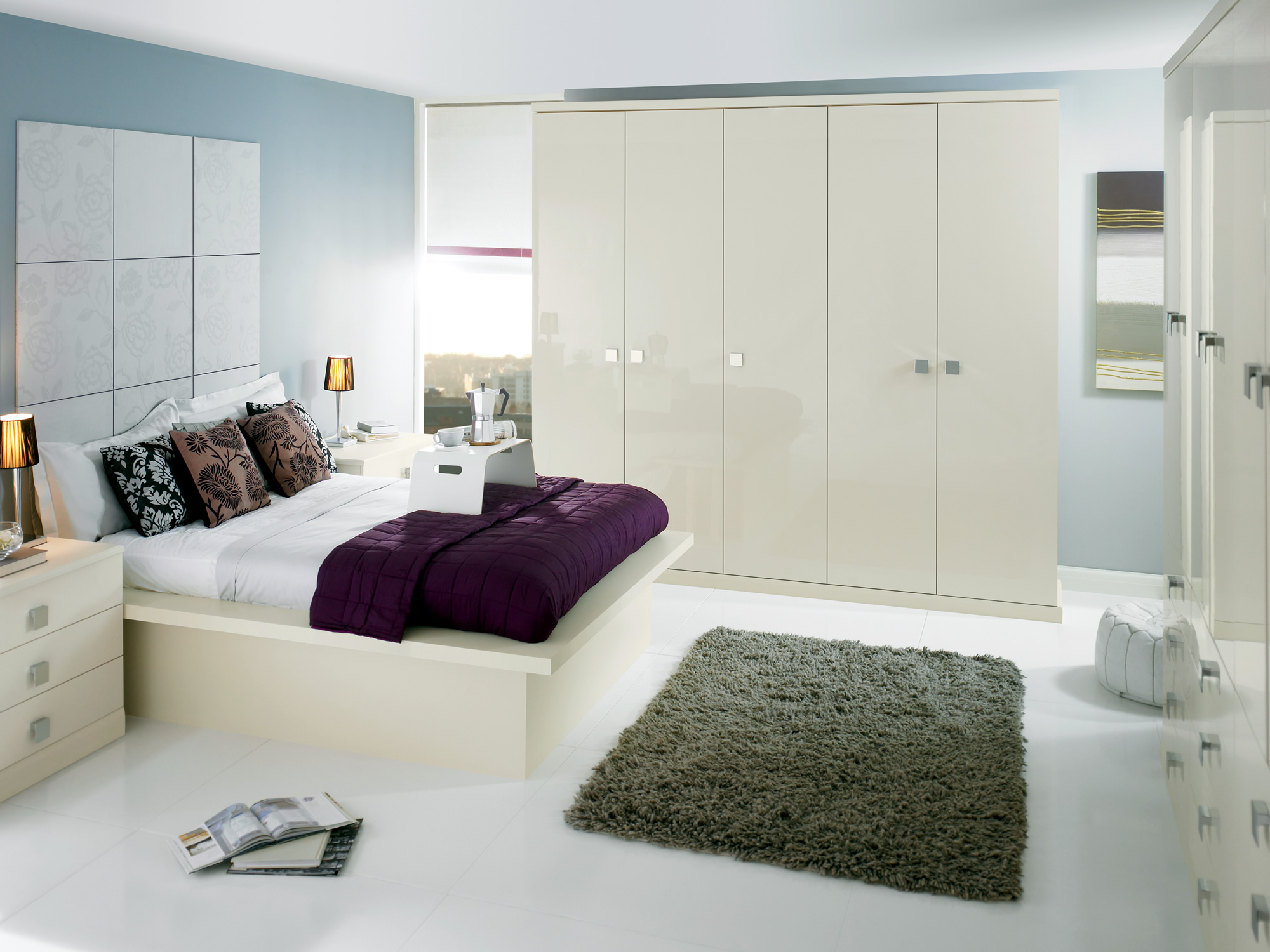 Essenza Grey Mist Bedroom