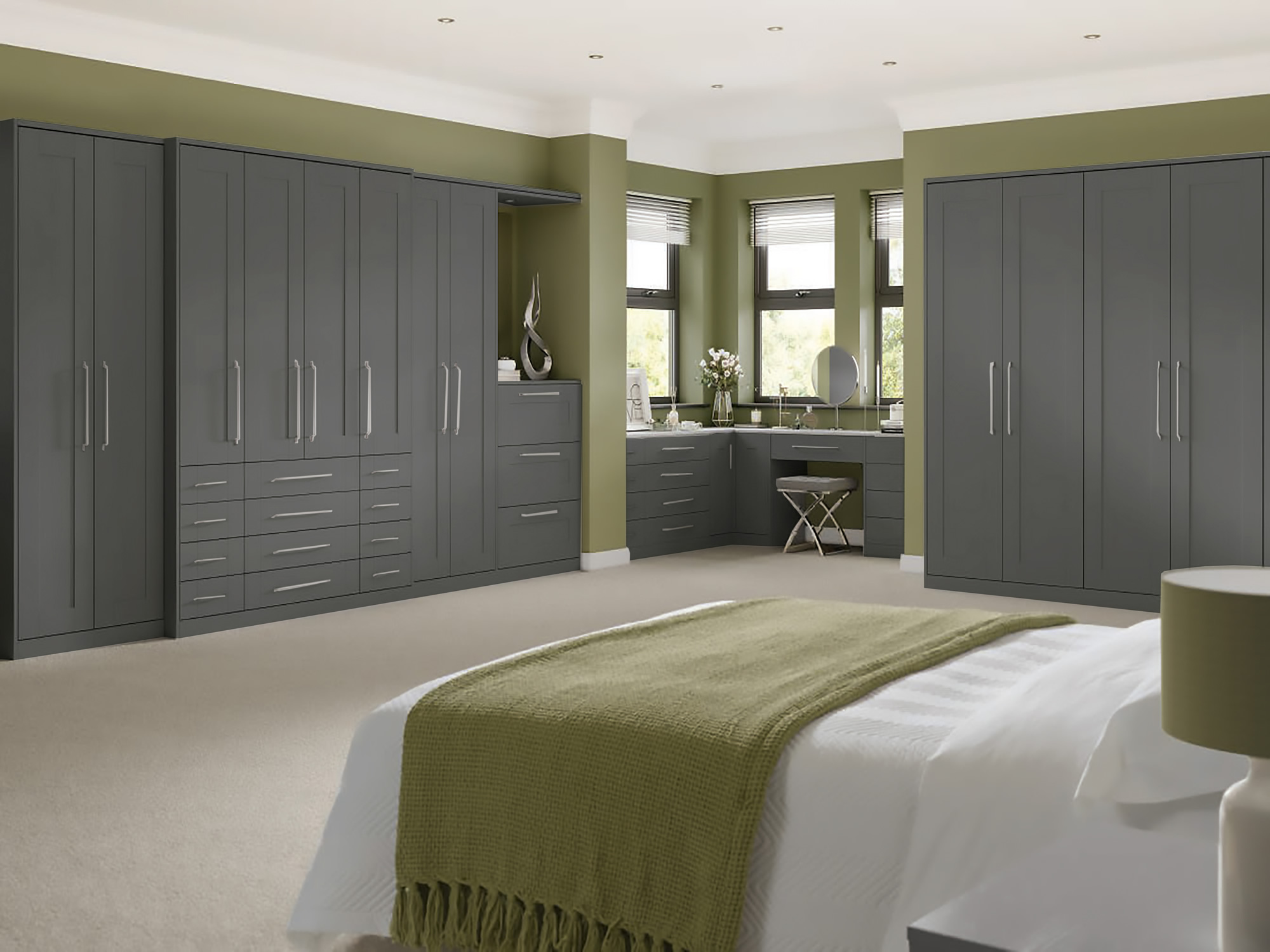 Kinder Dust Grey Bedroom