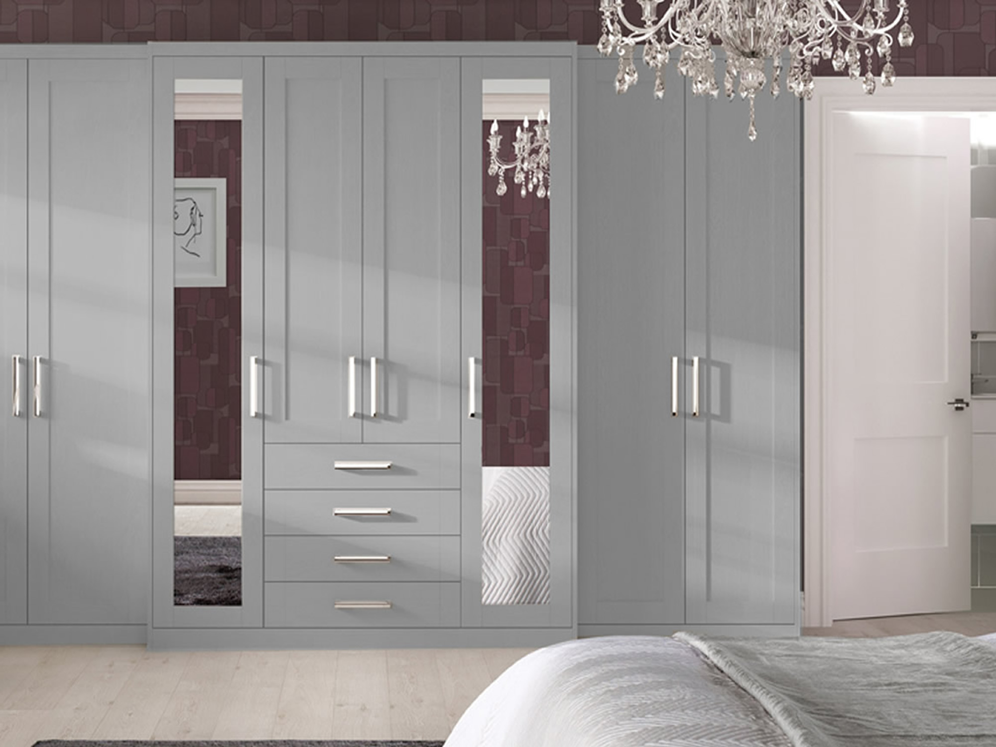 Pendle Storm Grey Bedroom