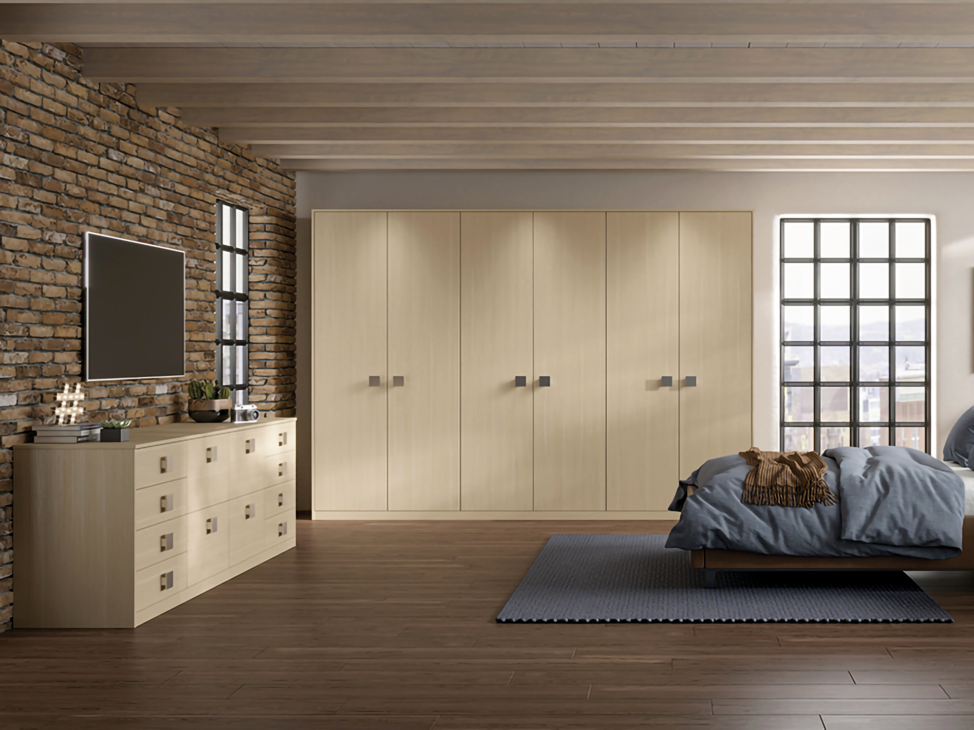 Tempo European Oak Bedroom