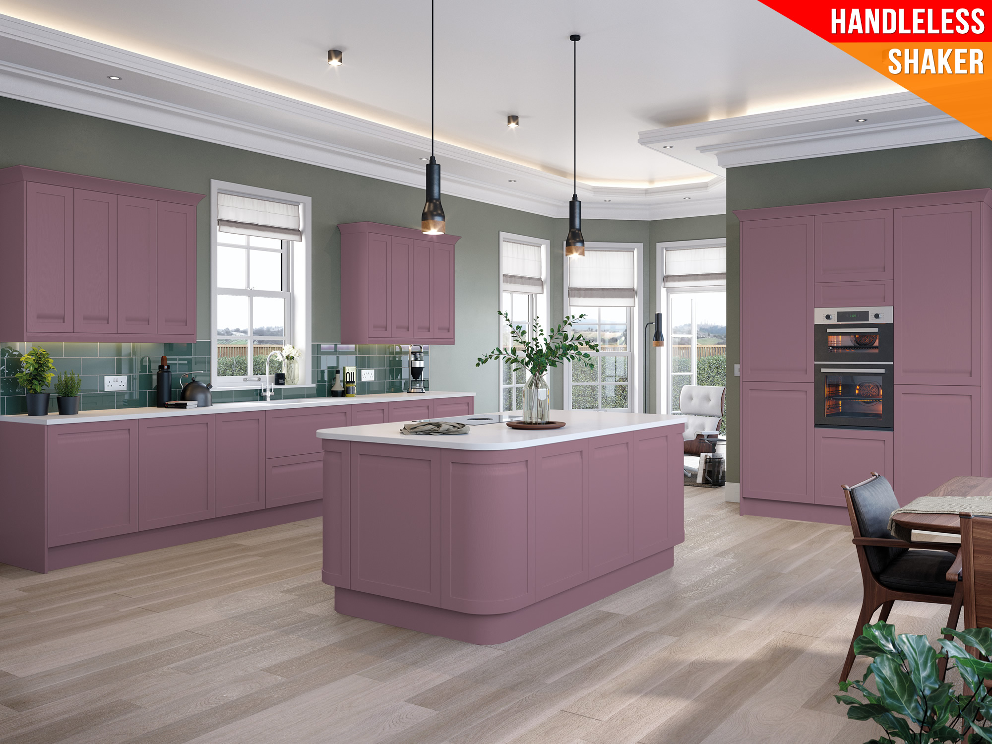 Grantham Dusty Pink Kitchen
