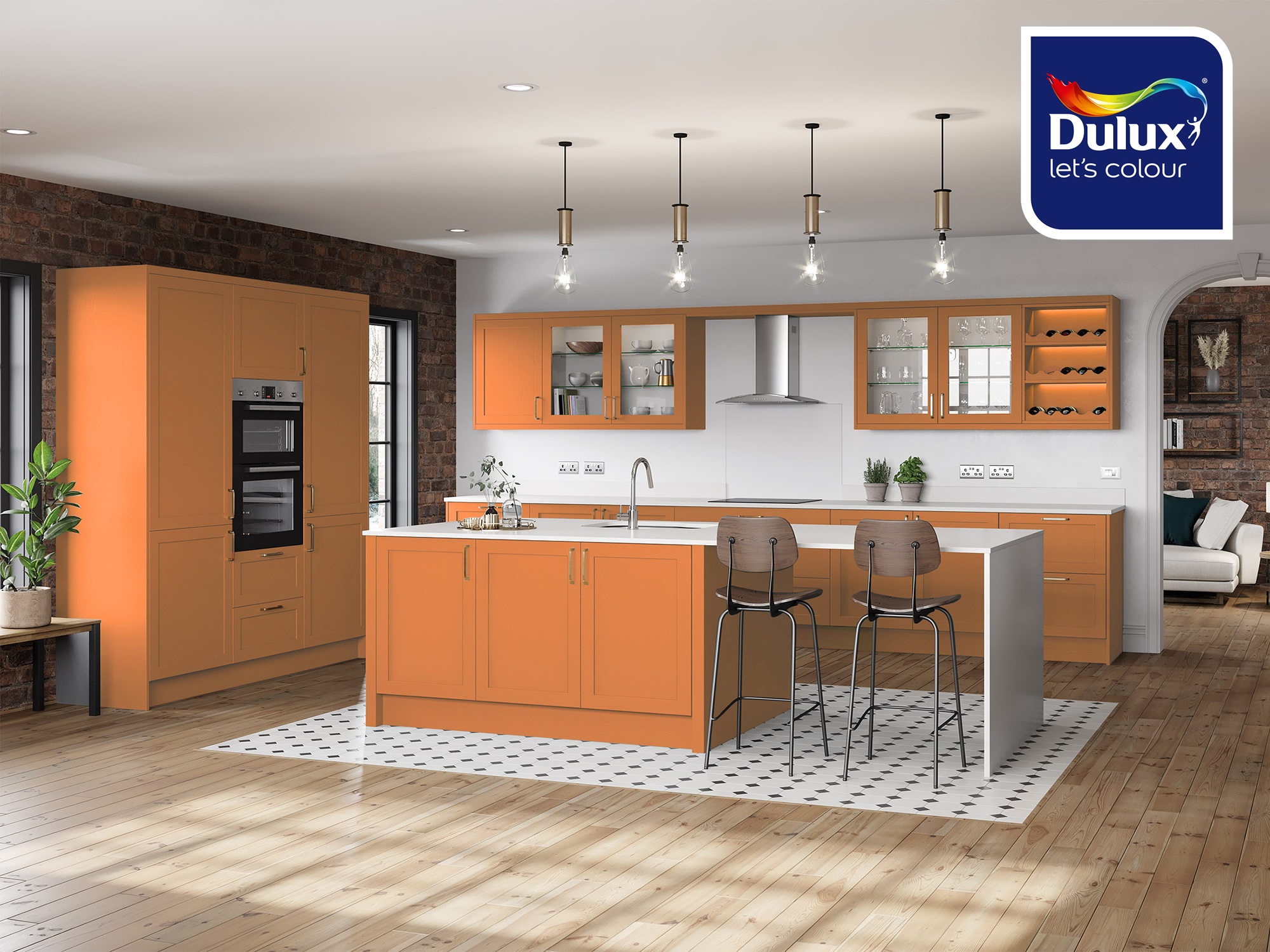 Newmarket Tangerine Twist Kitchen