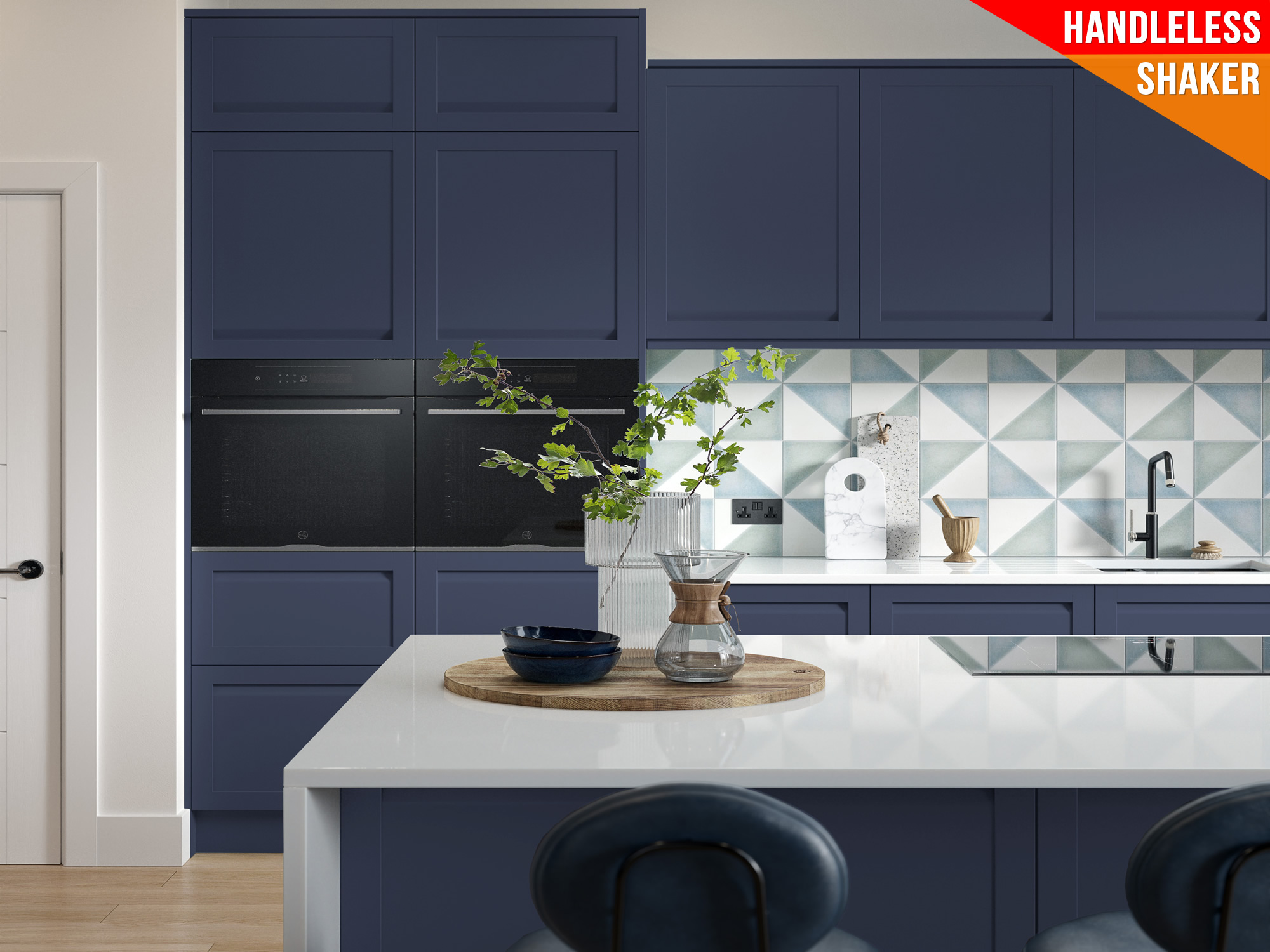 Bowland Midnight Blue Kitchen