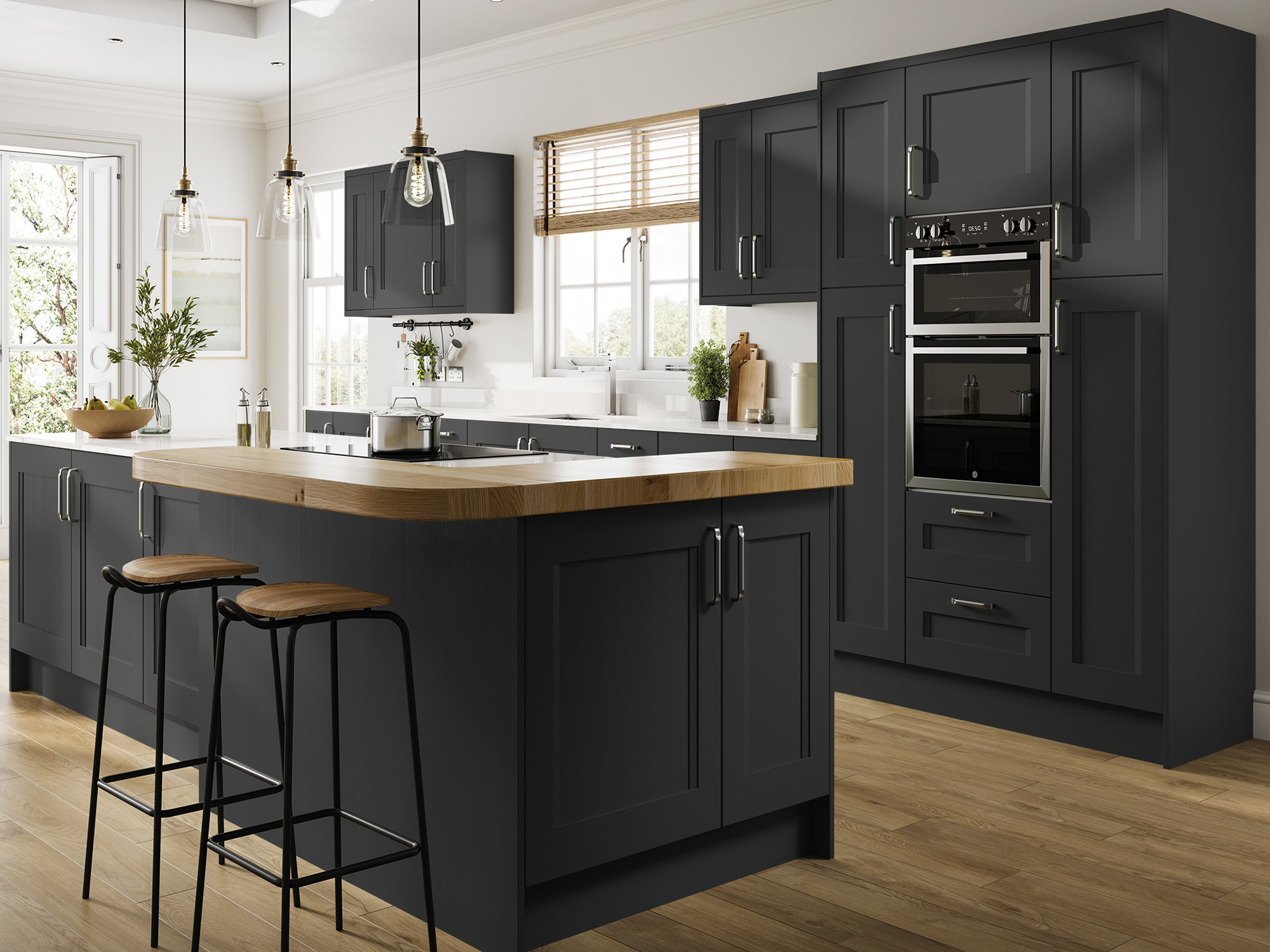 Lucent-M Anthracite Kitchen