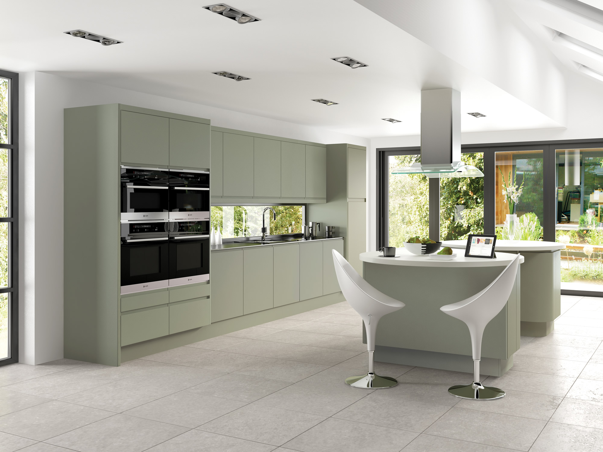 Integra Matt Deep Lichen Kitchen