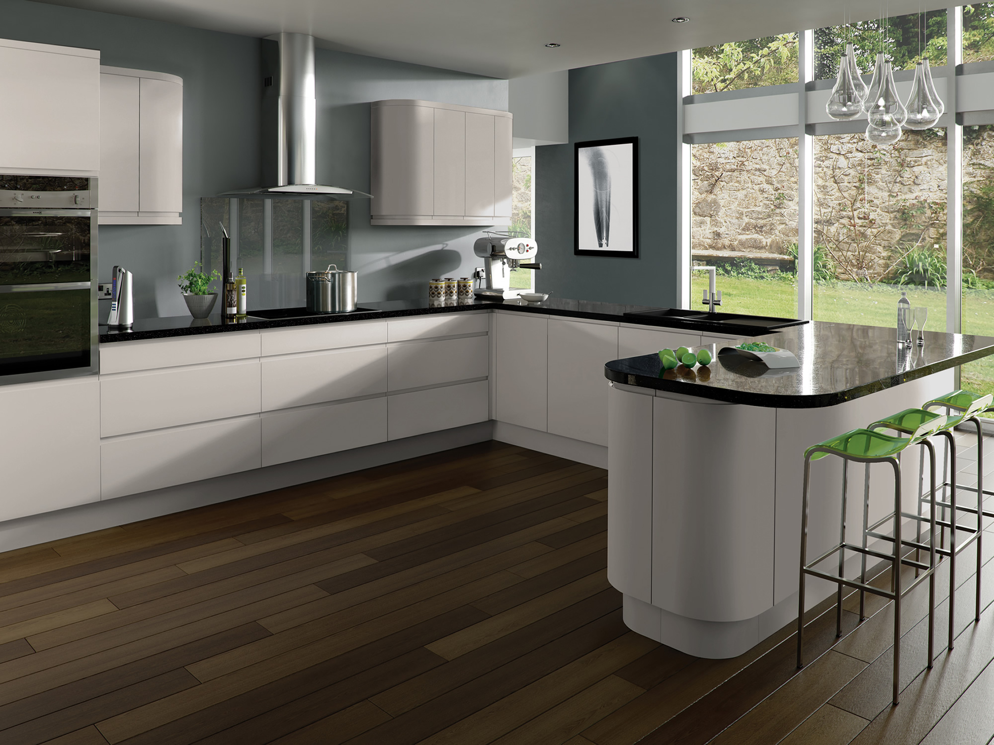 Integra Matt Storm Grey Kitchen