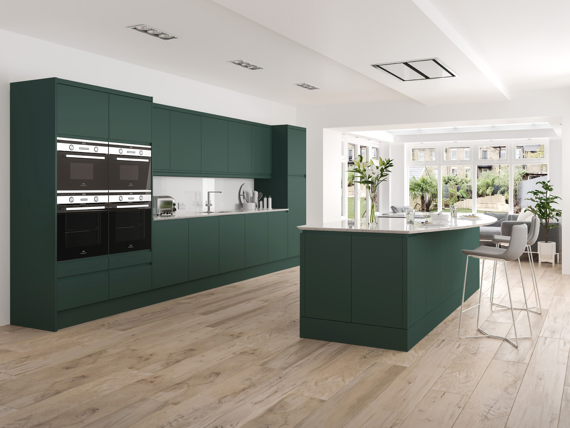 Integra Matt Rose Kitchen