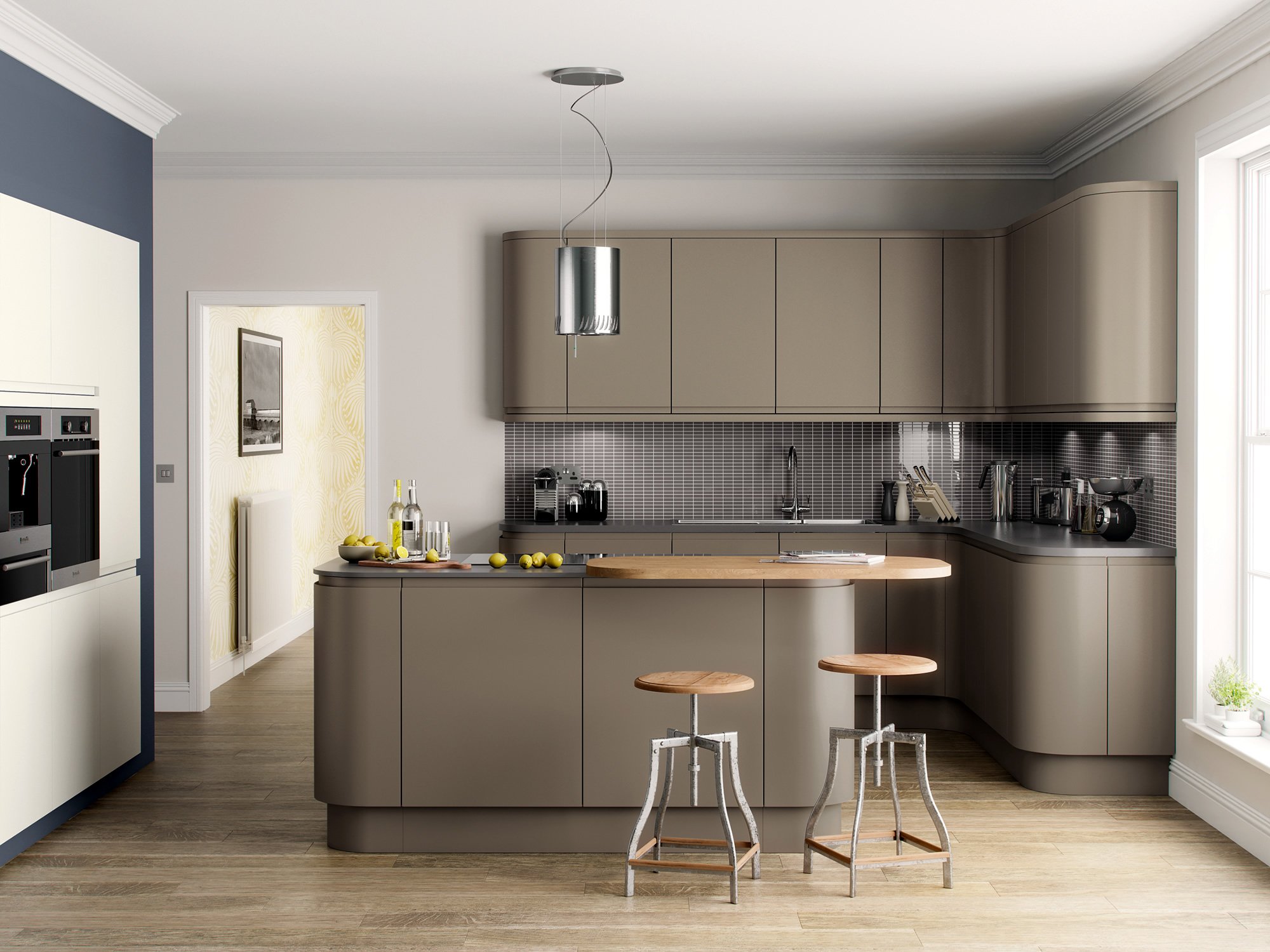 Vivo Dust Grey Kitchen