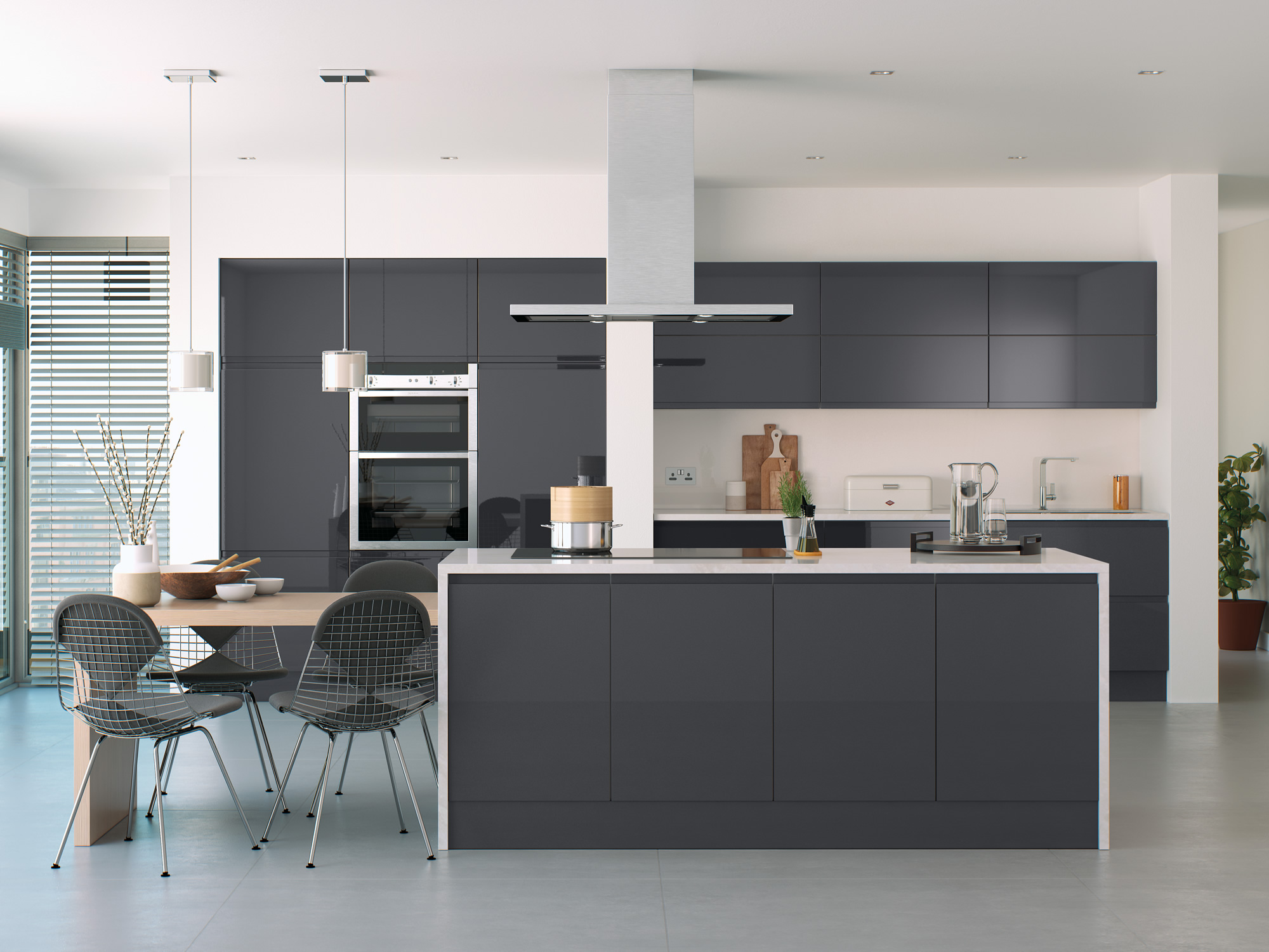 Lucent-G Anthracite Kitchen