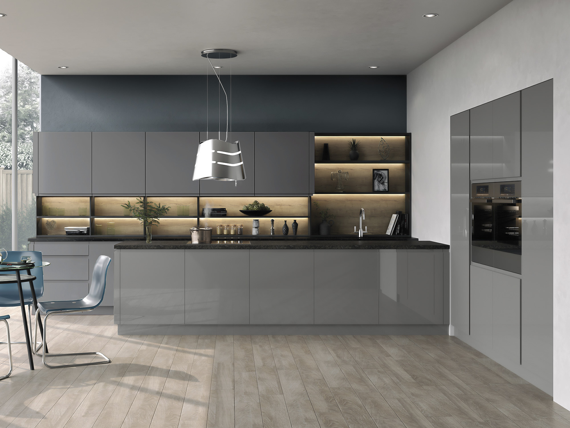 Lucent-G Dust Grey Kitchen