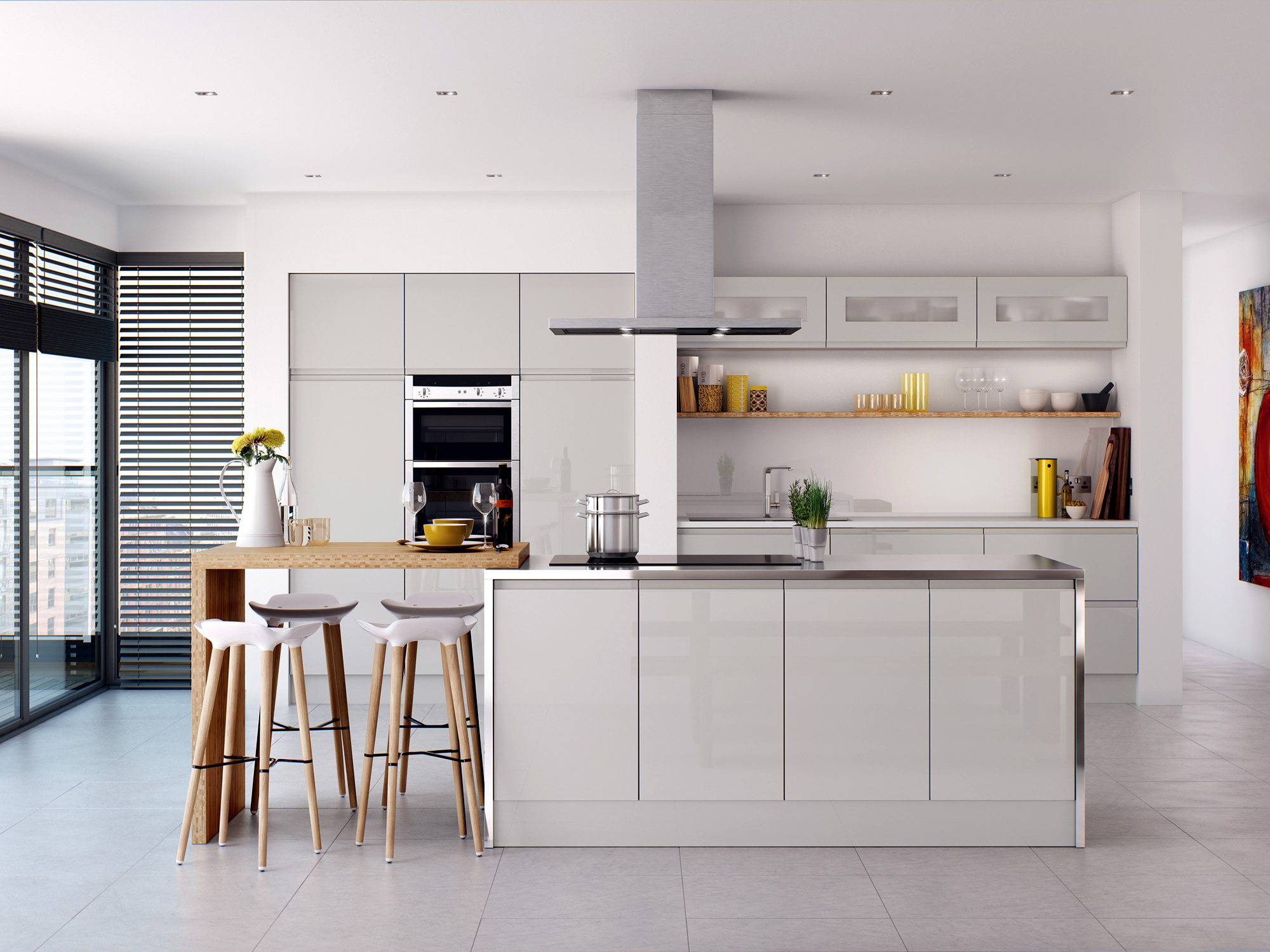 Lucent-G Light Grey Kitchen