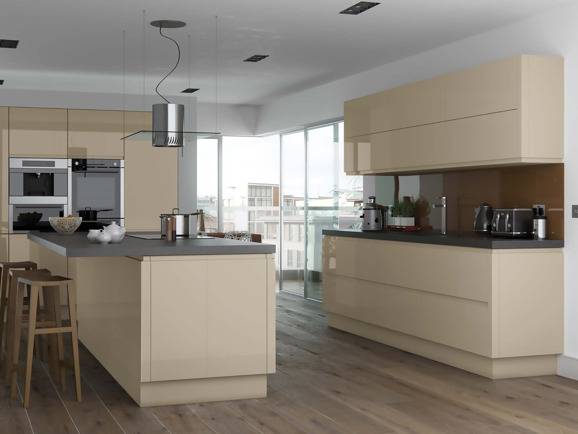 Solent Sage Green Kitchen