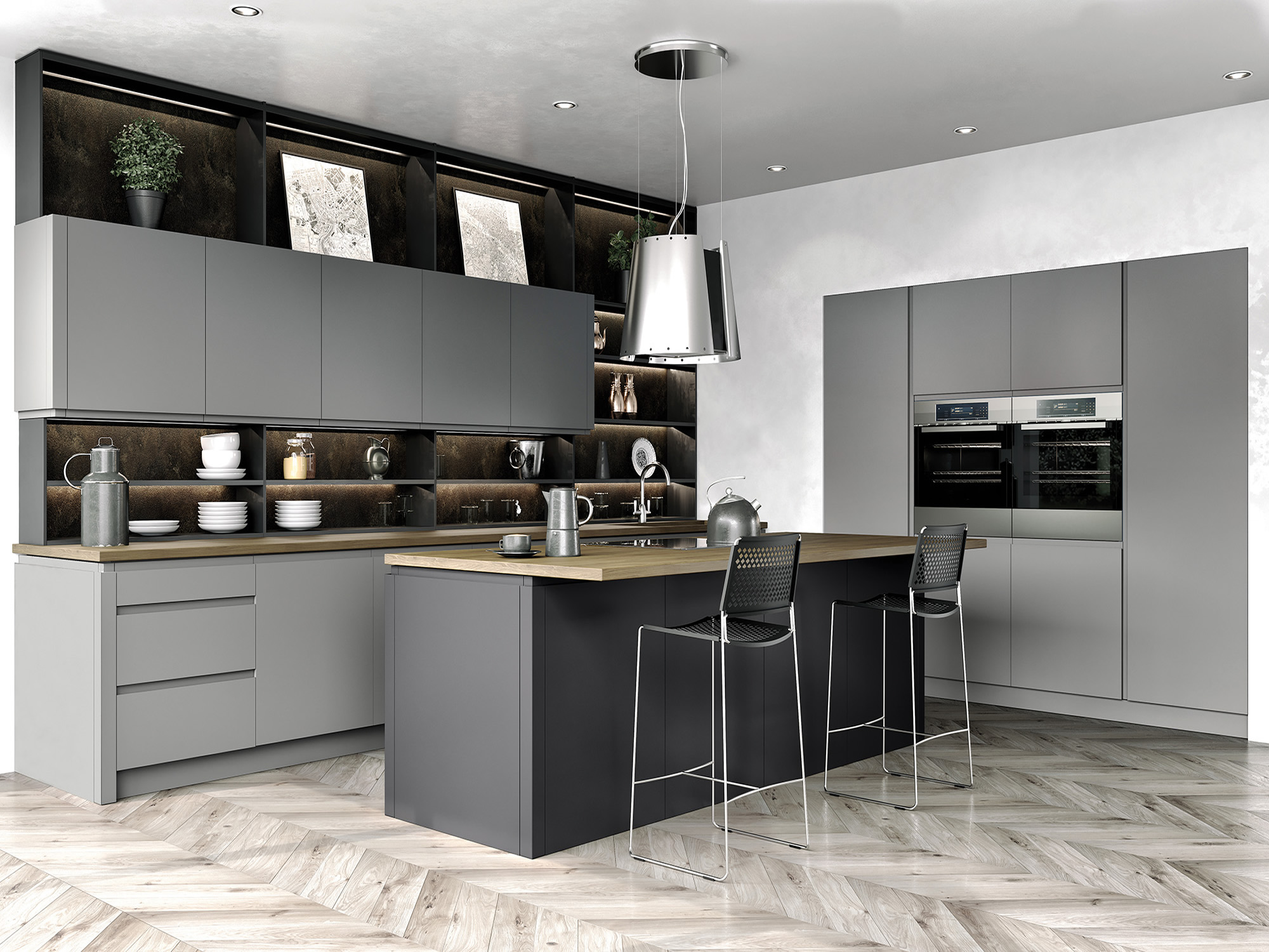 Lucent-M Dust Grey Kitchen