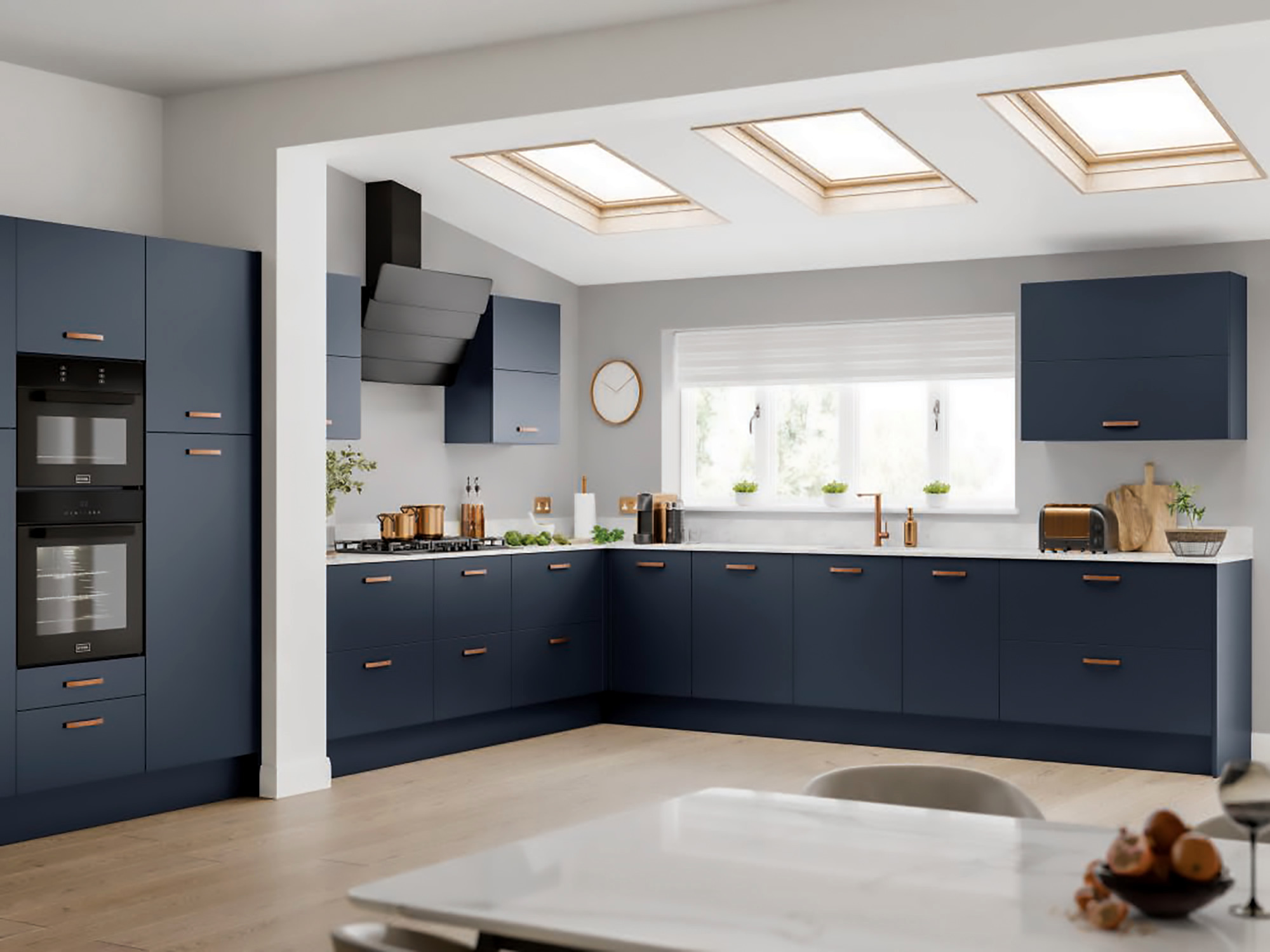 Solent Indigo Blue Kitchen