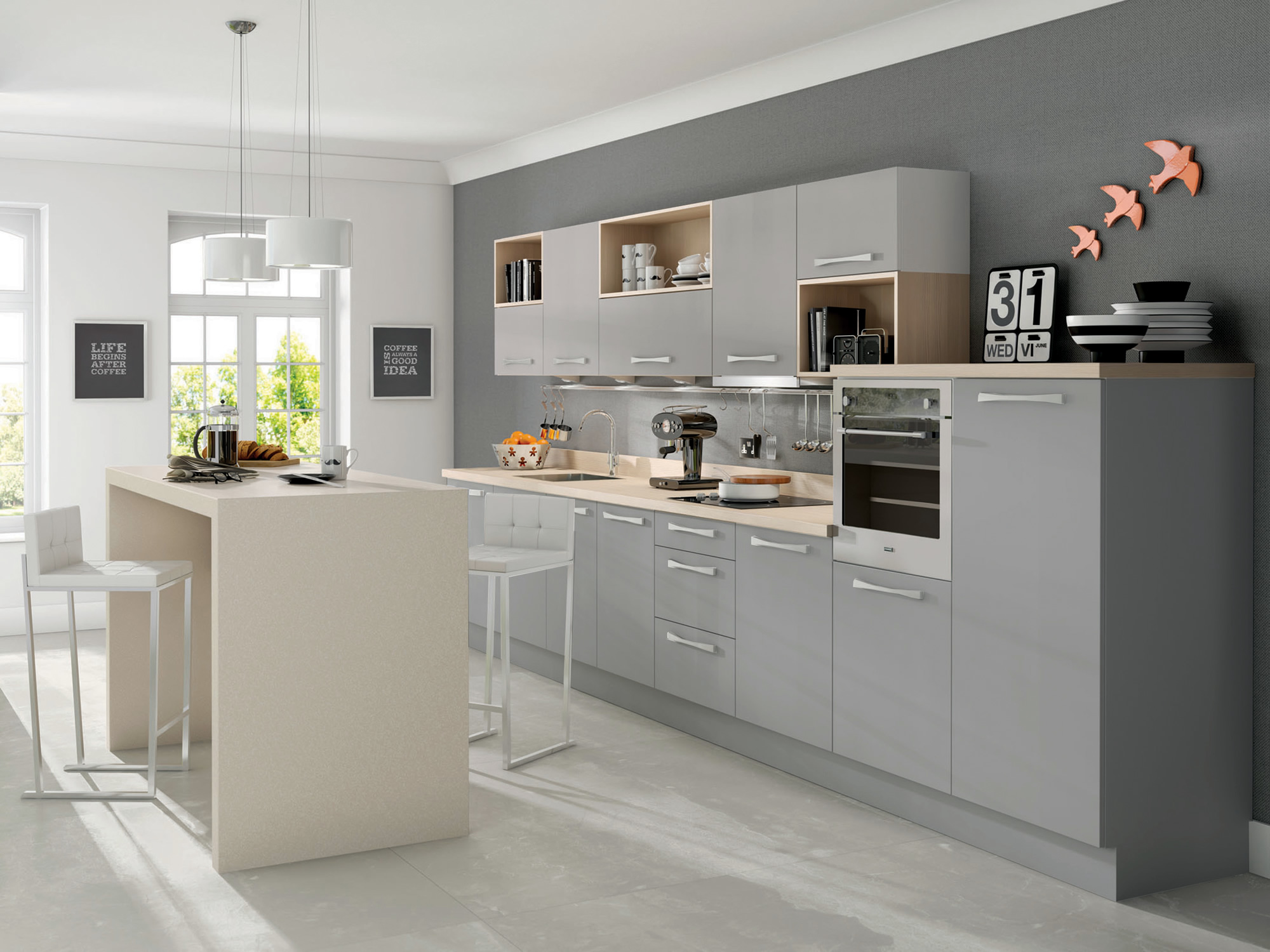 Solent Grey Mist Kitchen