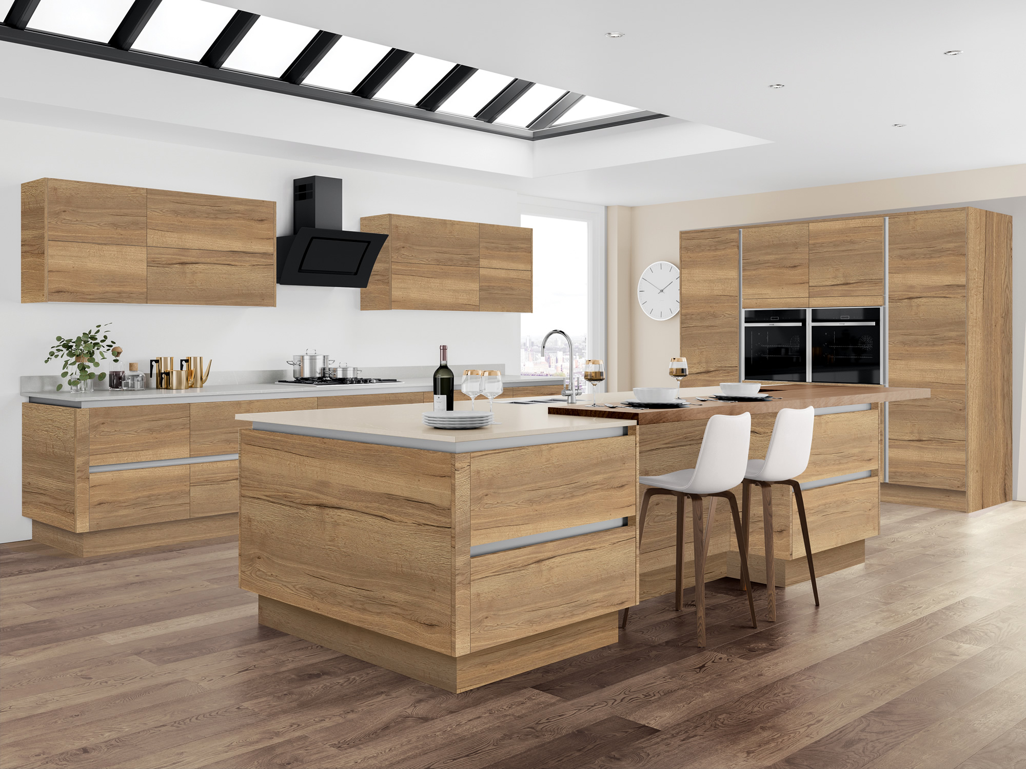 Moderna Halifax Oak Kitchen