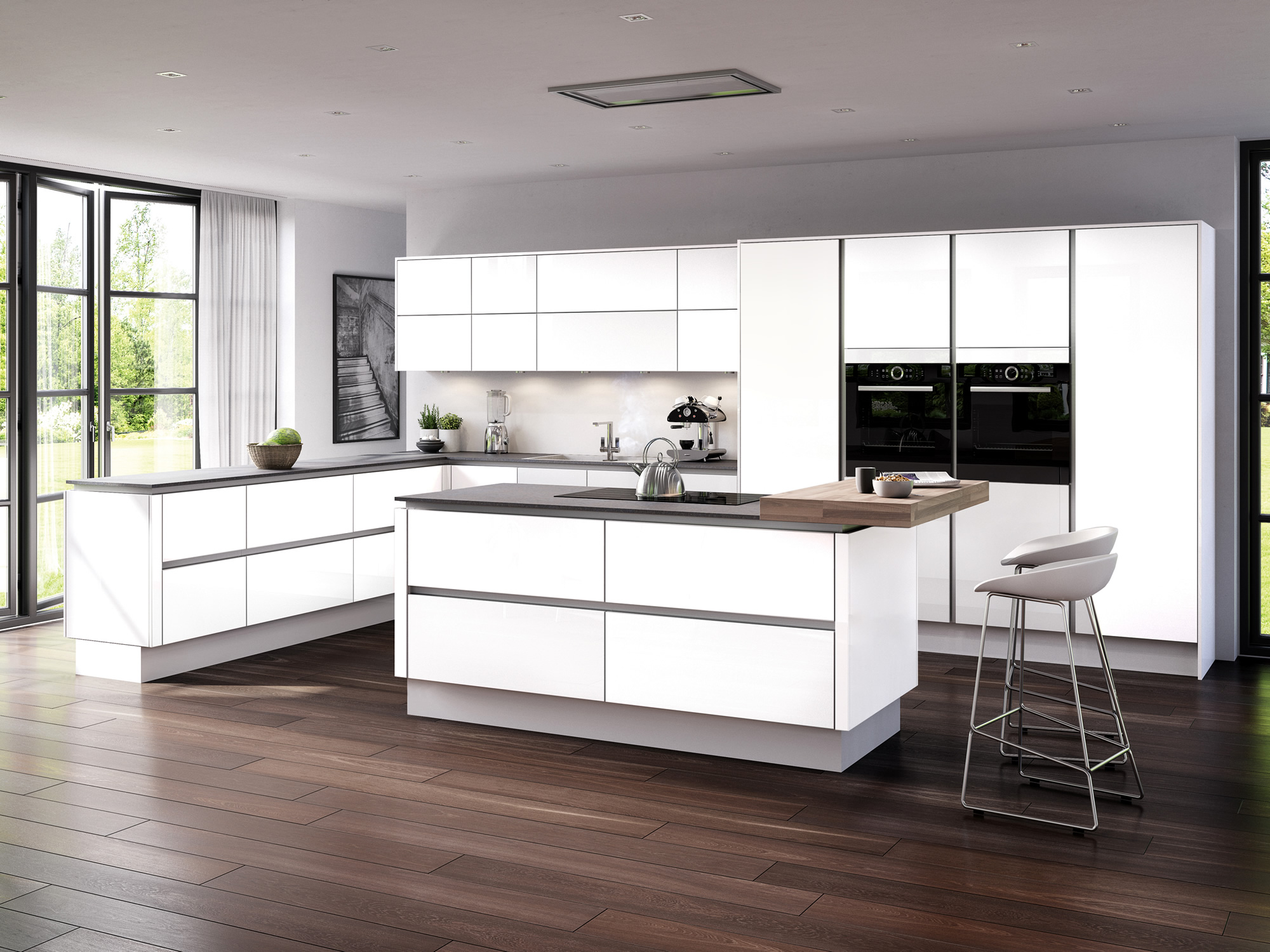 Integra White Kitchen