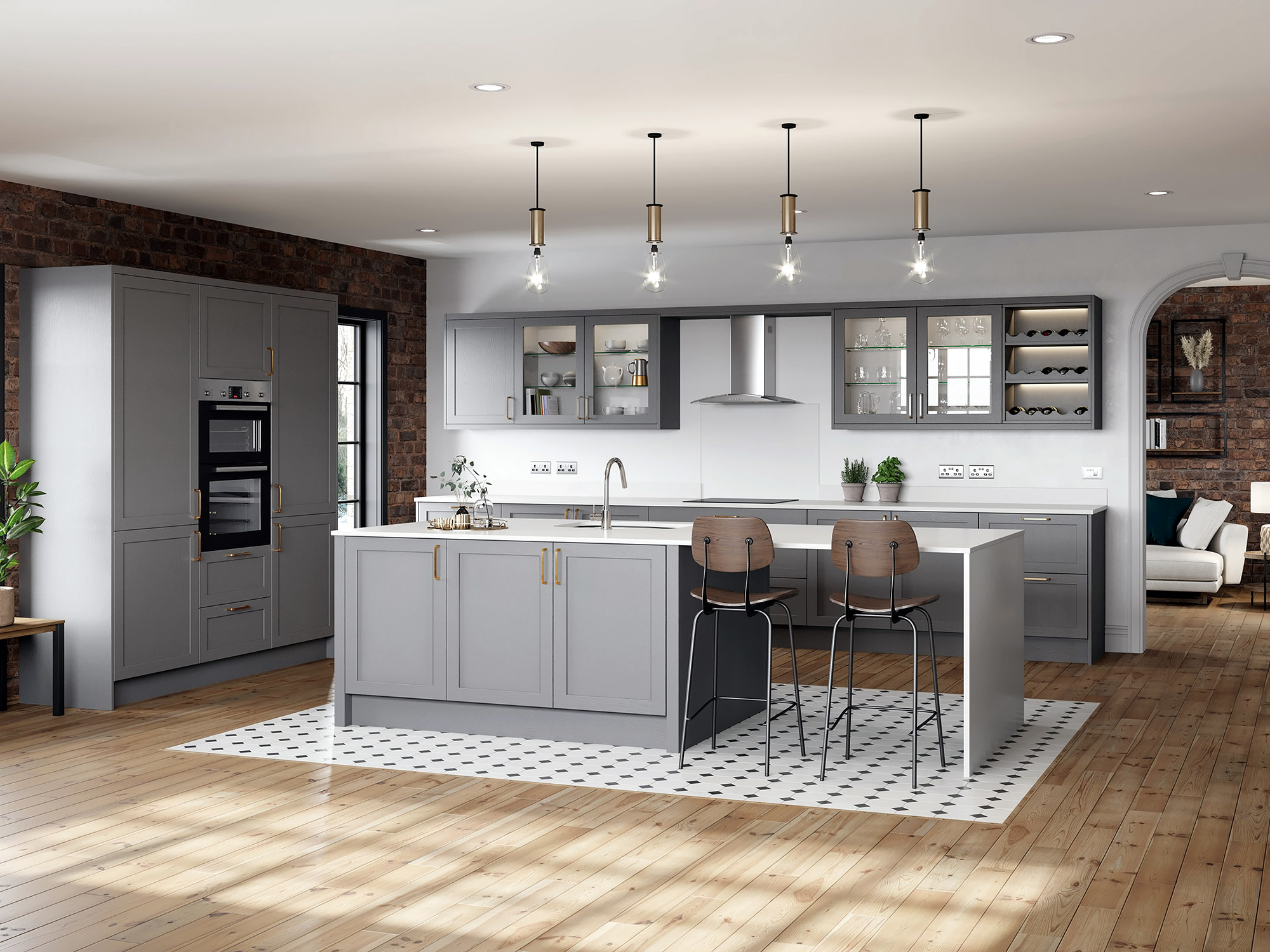 Newmarket Dust Grey Kitchen