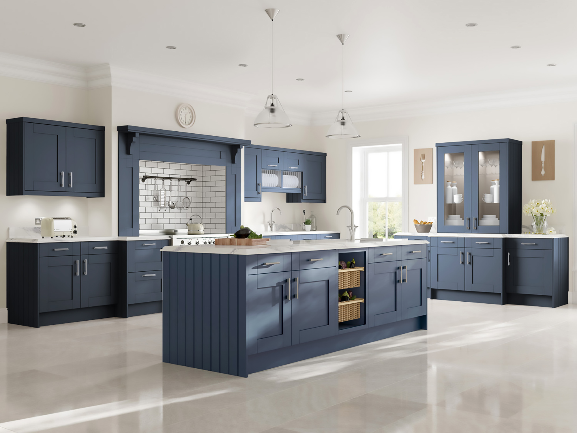 Pendle Midnight Blue Kitchen