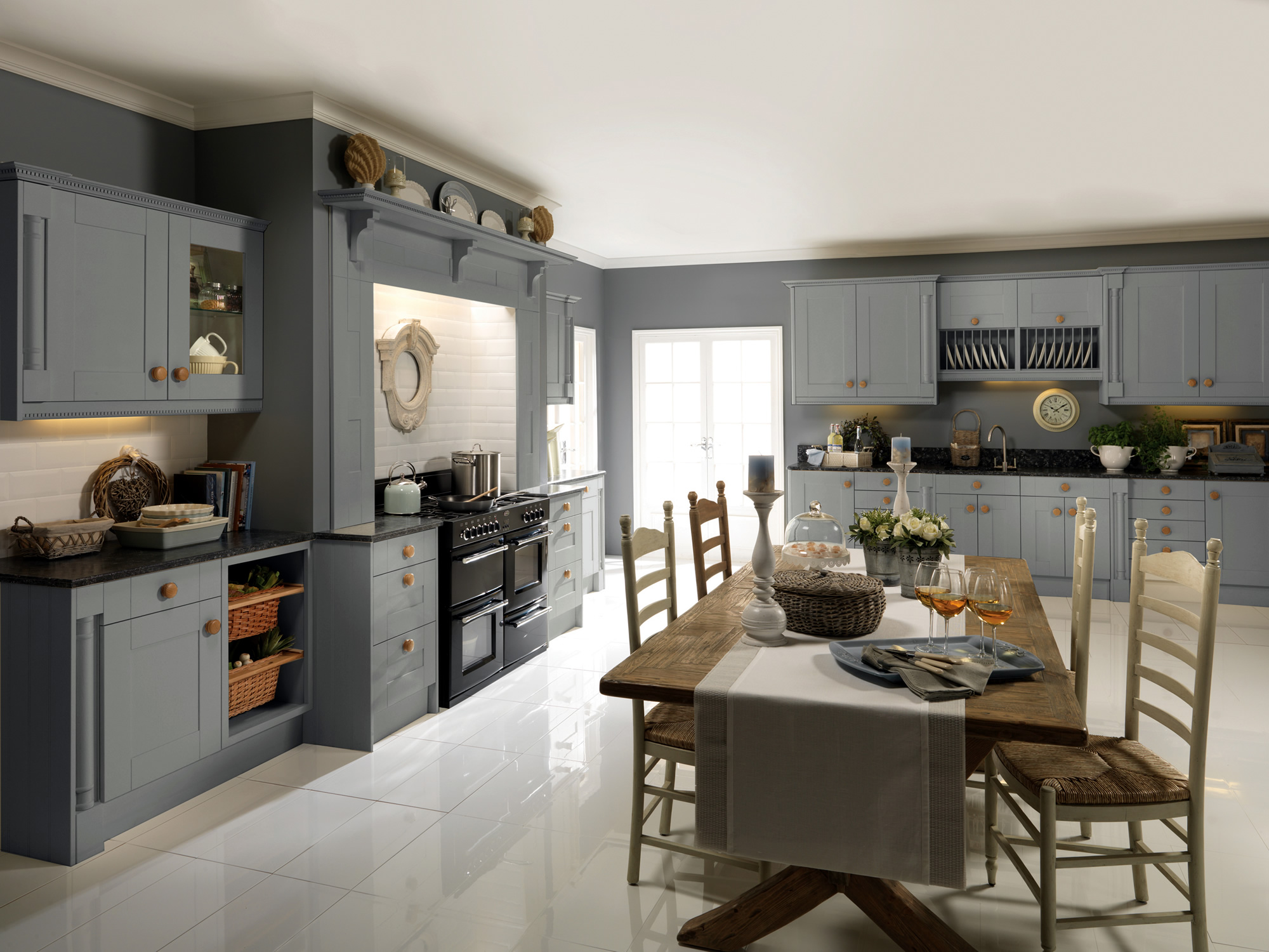 Pendle Storm Grey Kitchen