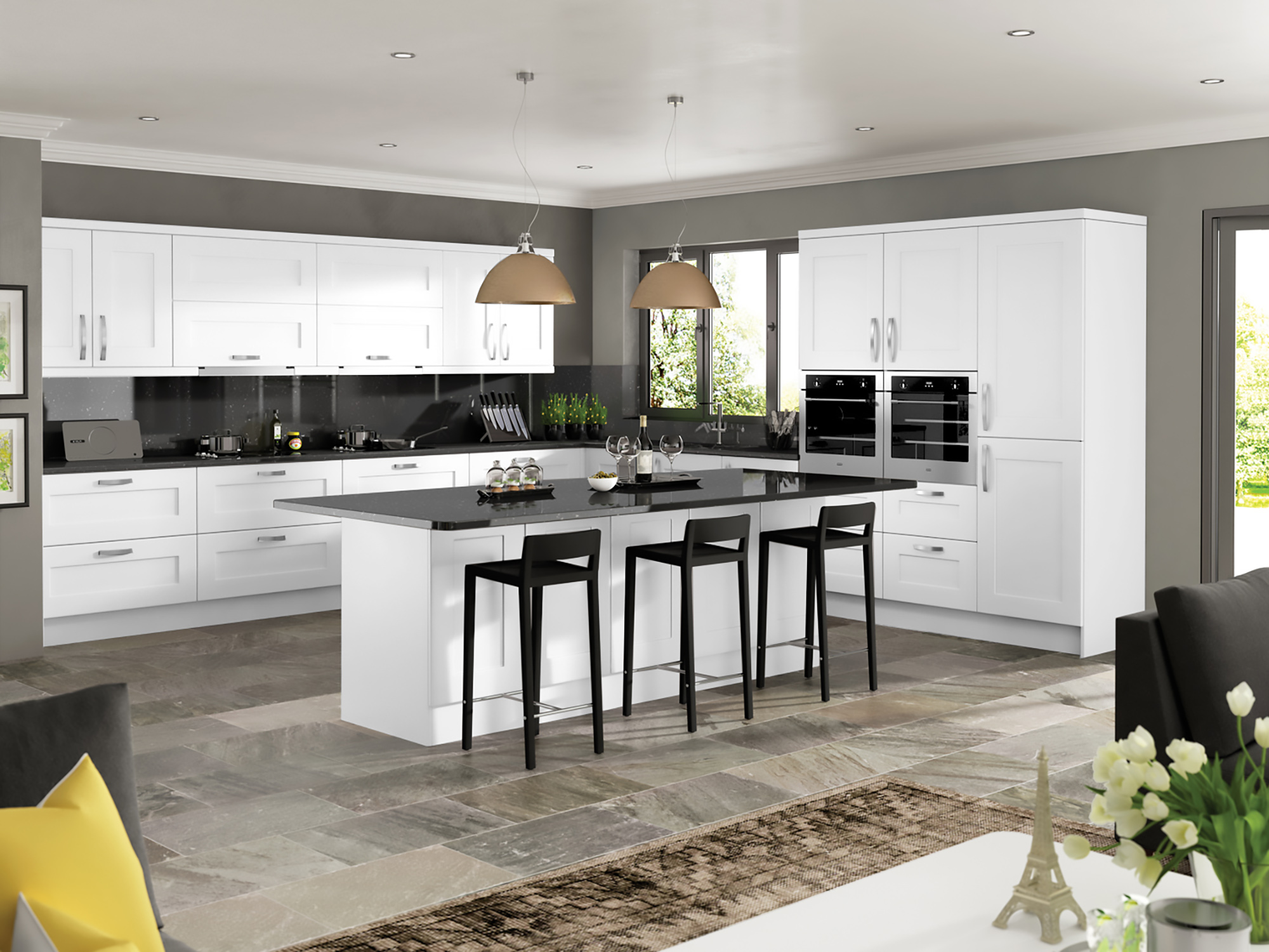 Solent White Kitchen