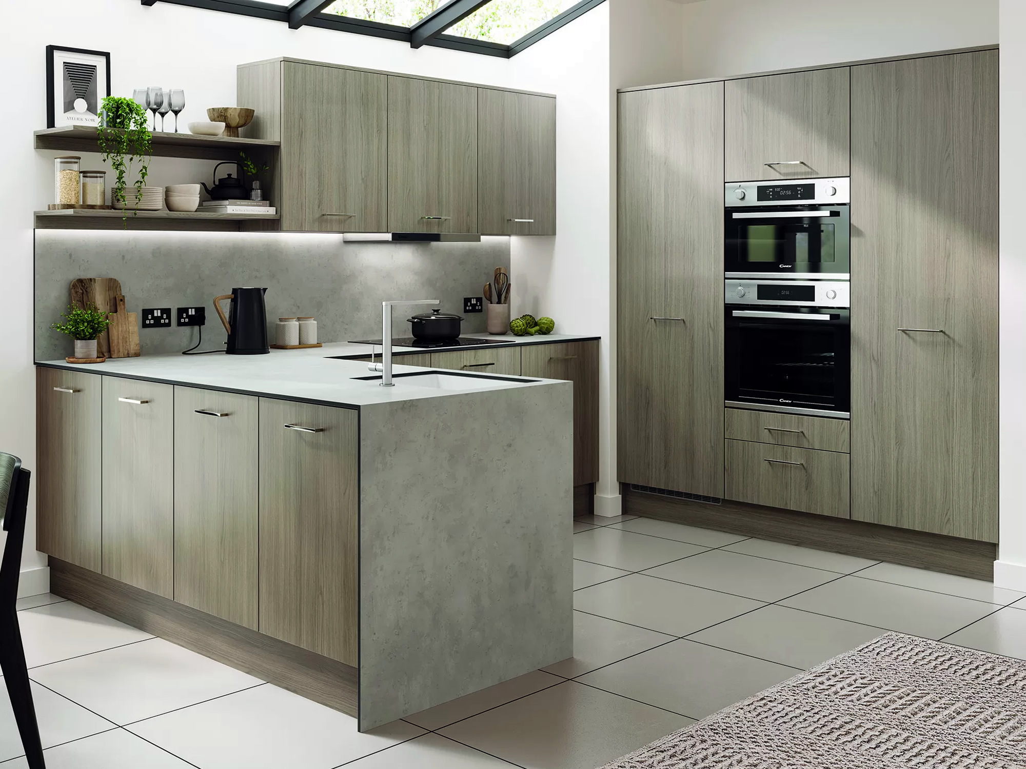 Tempo Vincenza Oak Kitchen