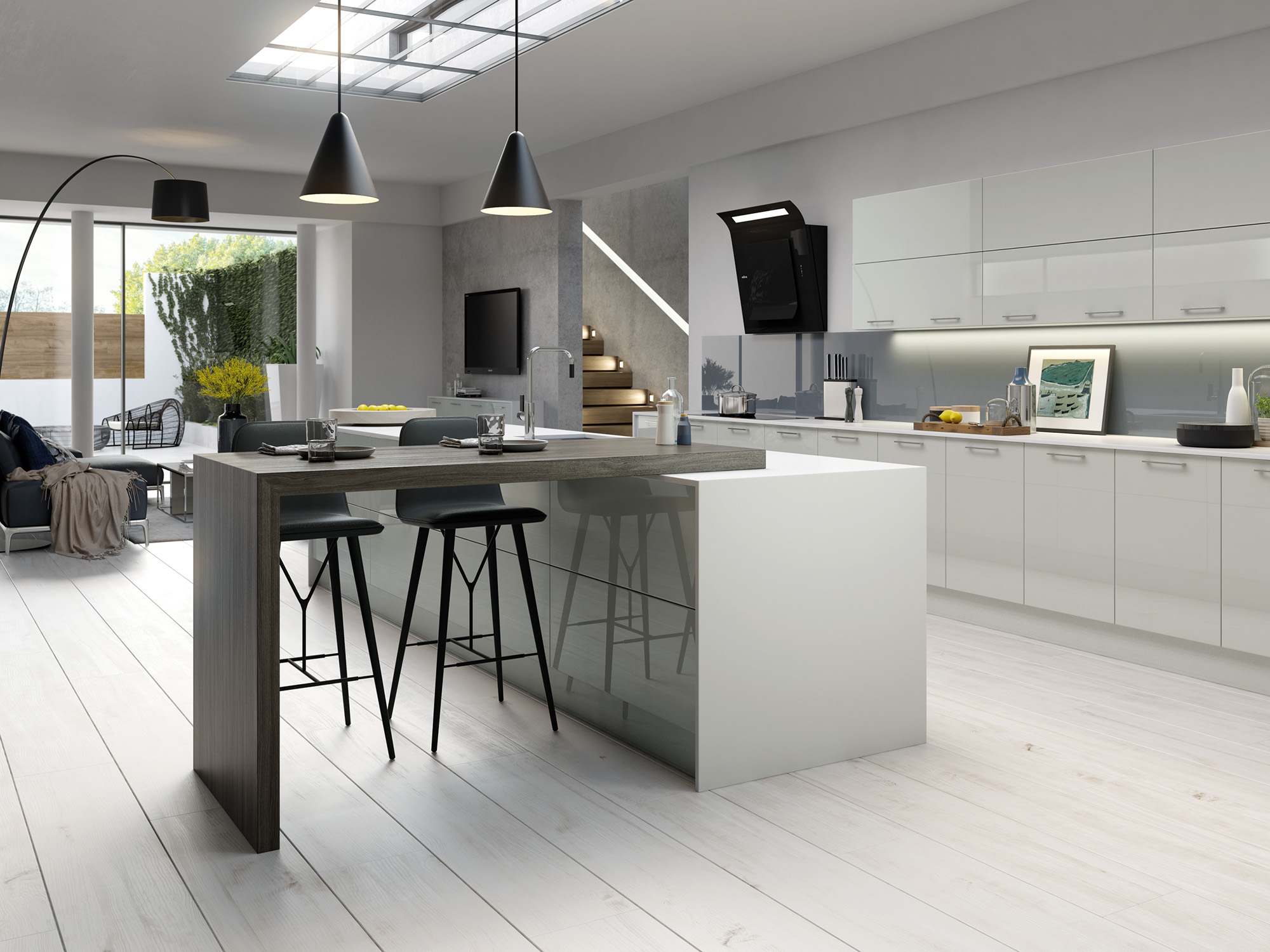 Vivo Light Grey Kitchen