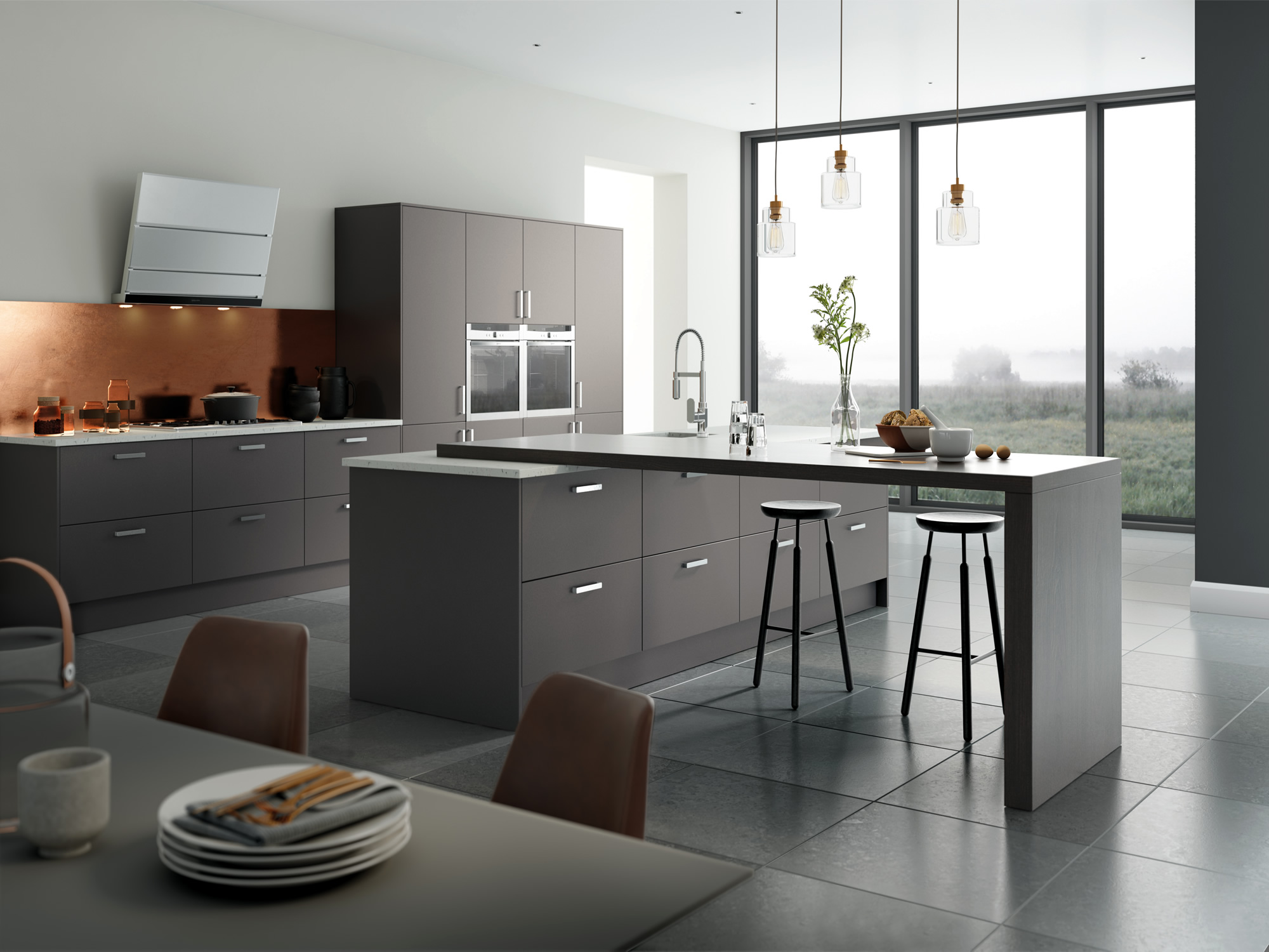 Vivo Matt Anthracite Kitchen